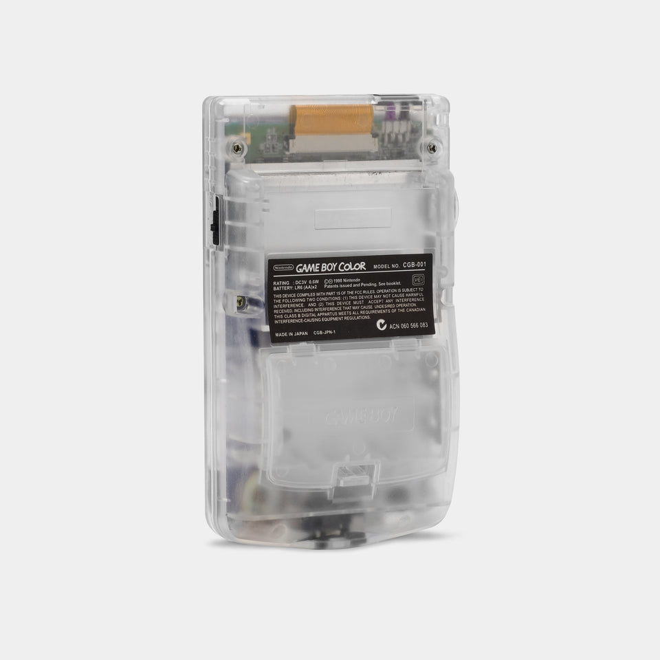 Nintendo Game Boy Color Clear Game Console – Retrospekt