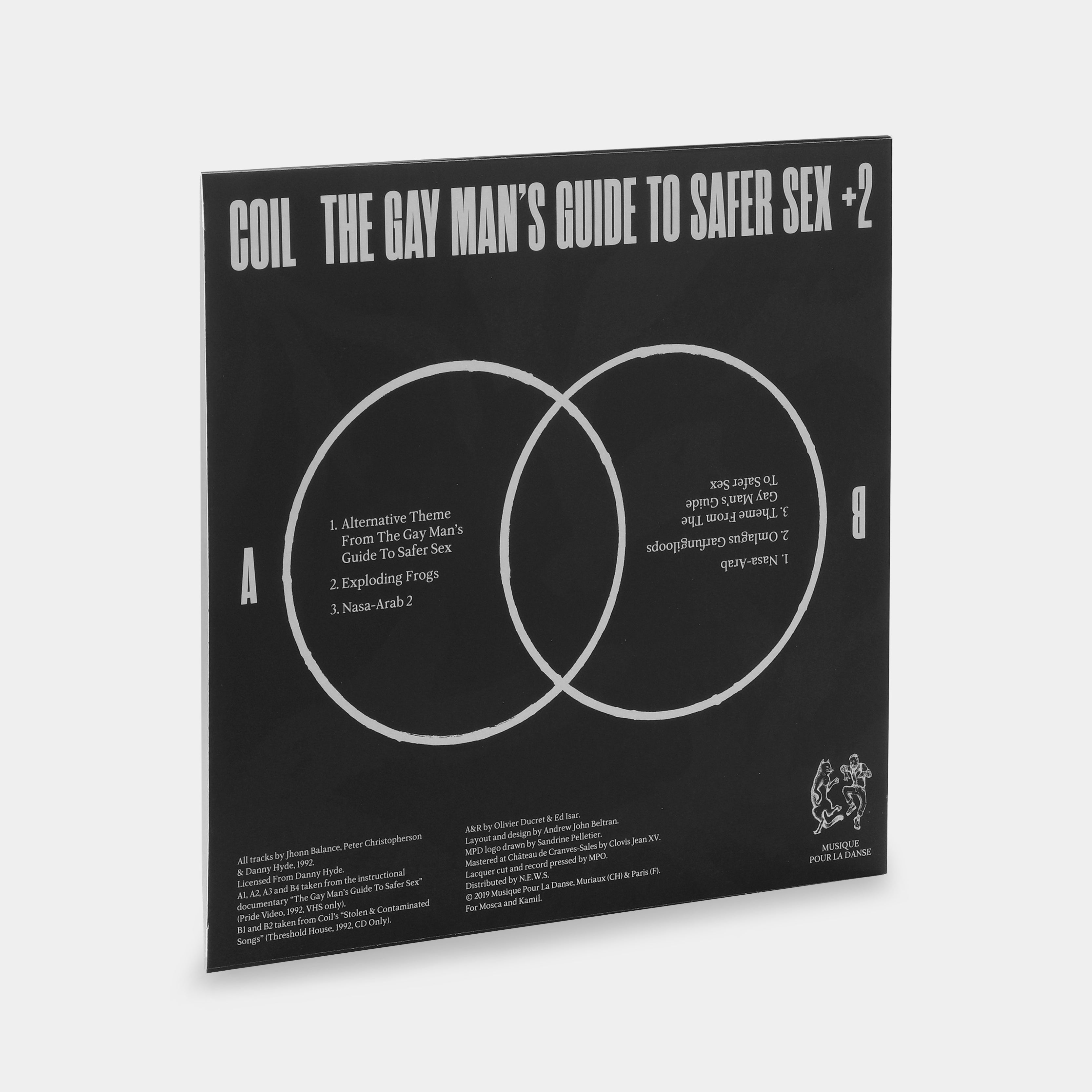 Coil - Theme From The Gay Man's Guide To Safer Sex +2 LP Vinyl Record