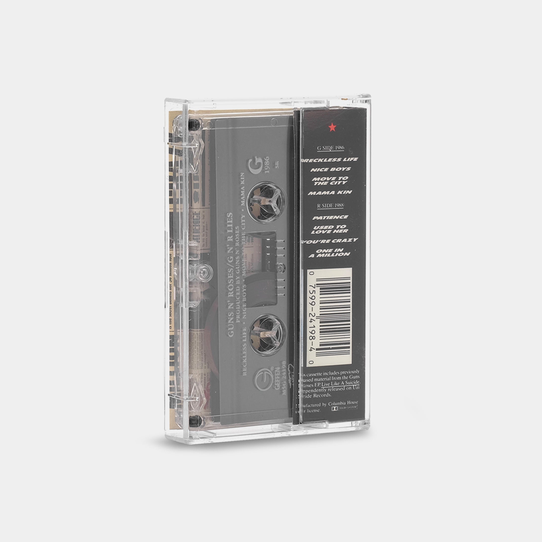 Guns N' Roses - G N' R Lies Cassette Tape