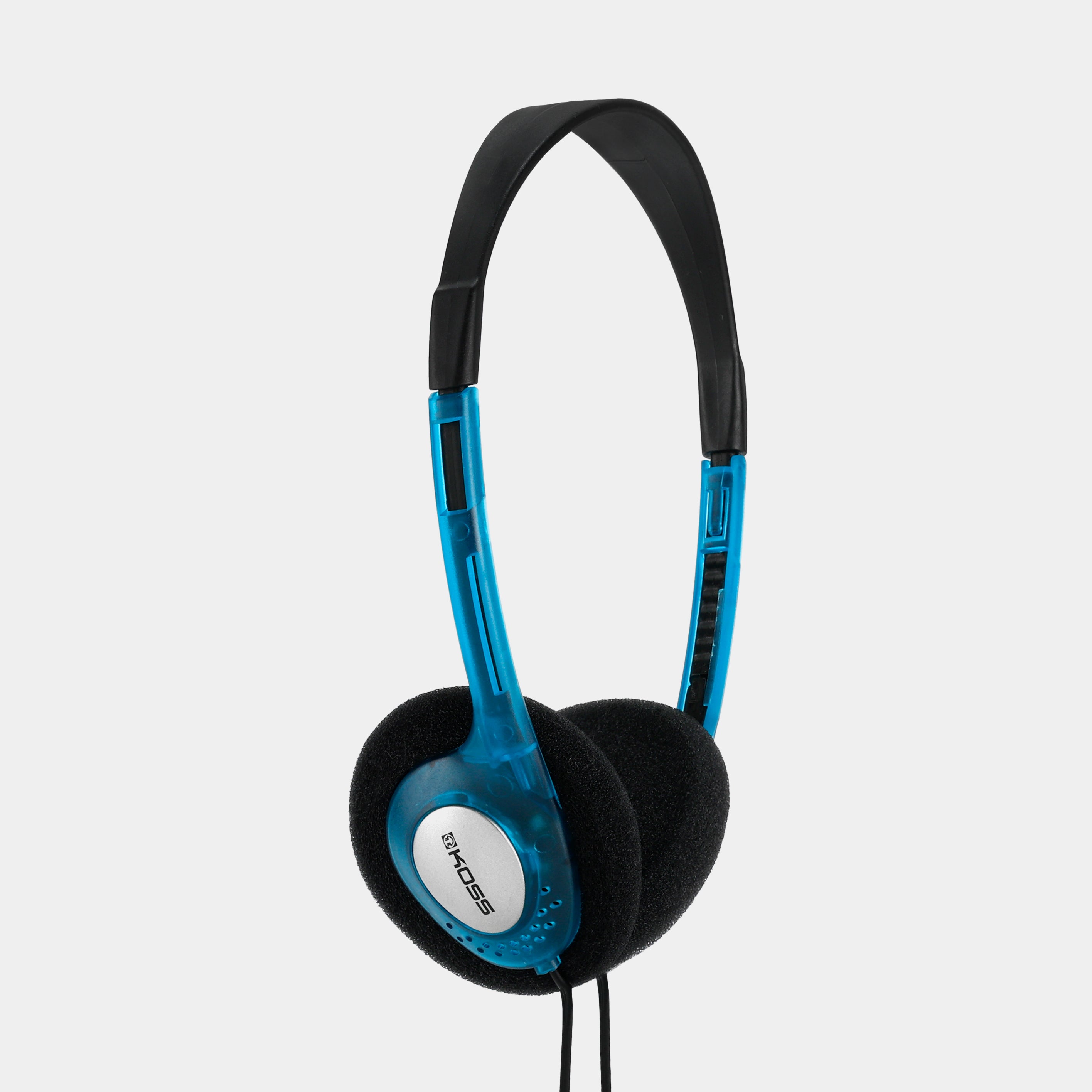 Koss Transparent Blue On-Ear Headphones