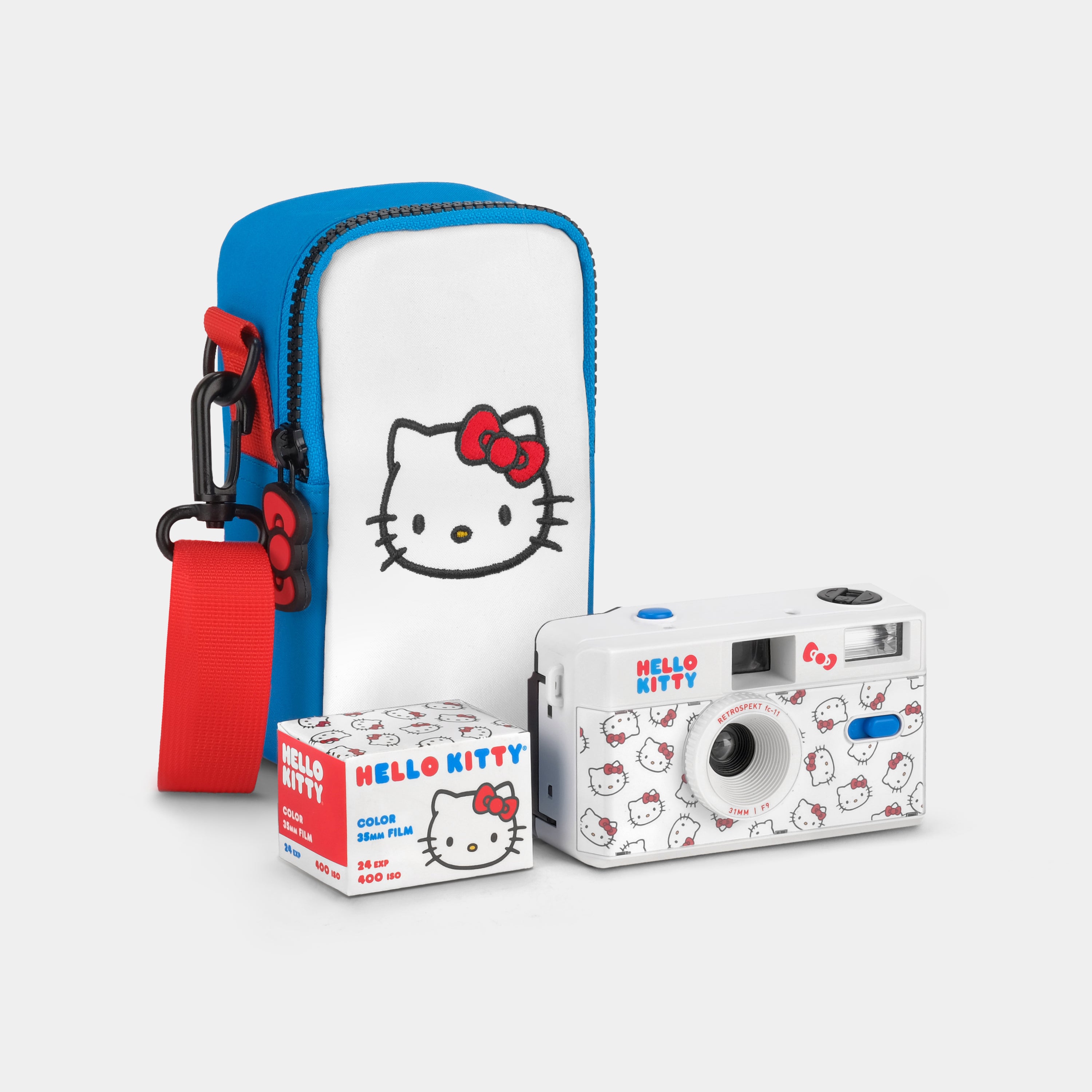 Hello Kitty Classic FC-11 35mm Camera, Bag and Film Gift Box