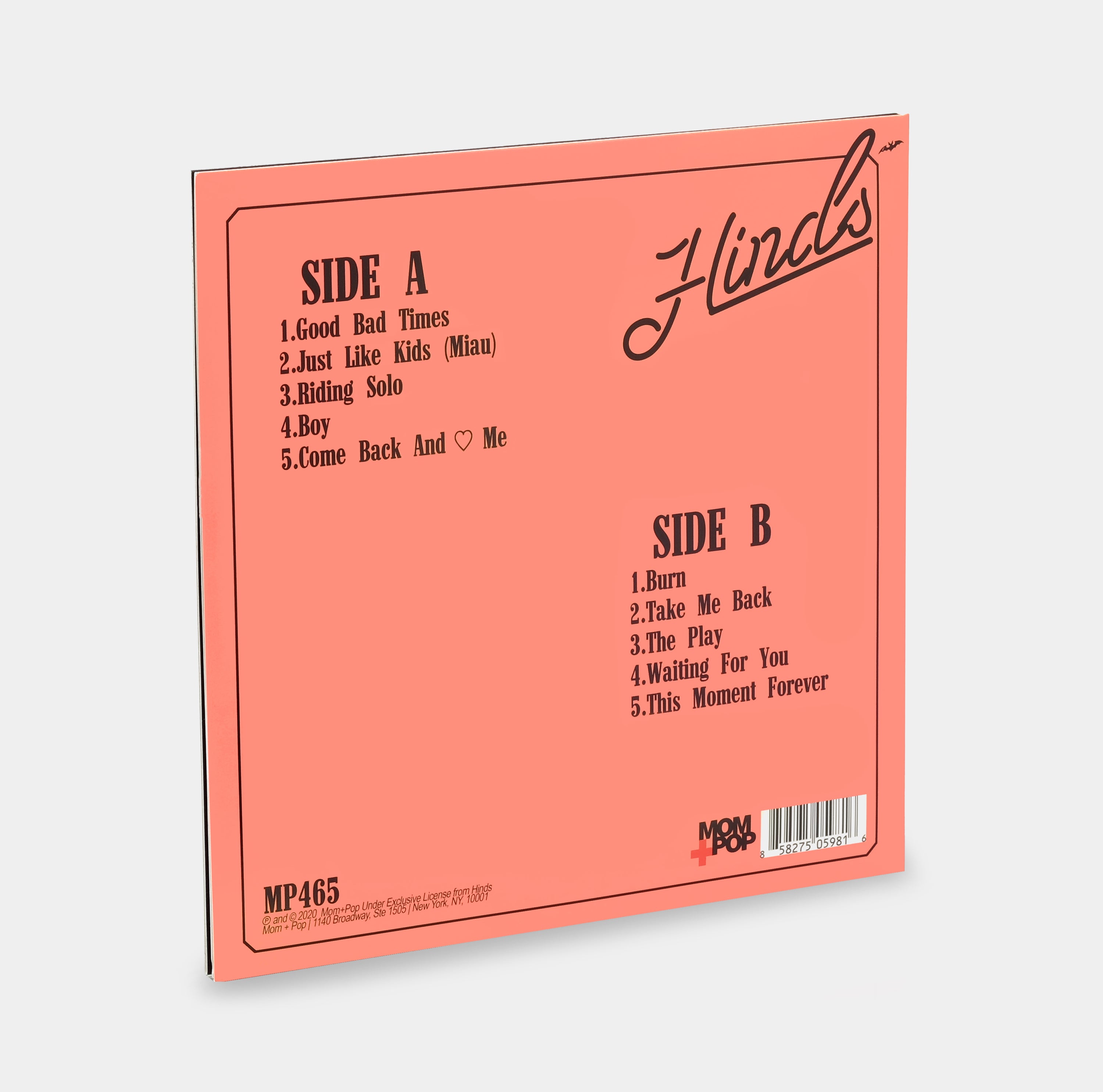 Hinds - The Prettiest Curse LP Baby Blue Vinyl Record