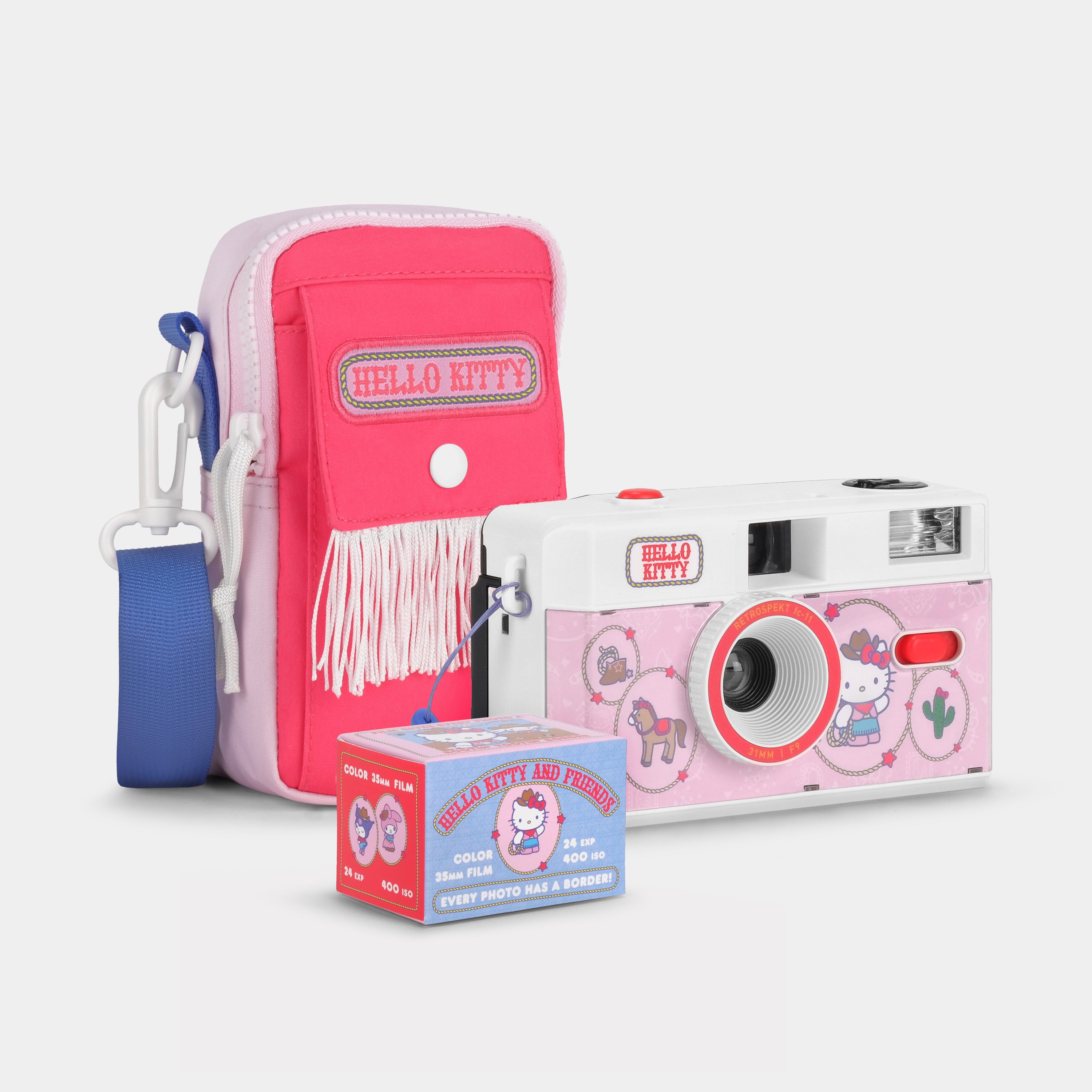 Hello Kitty Howdy Partner 35mm Film Camera Bundle