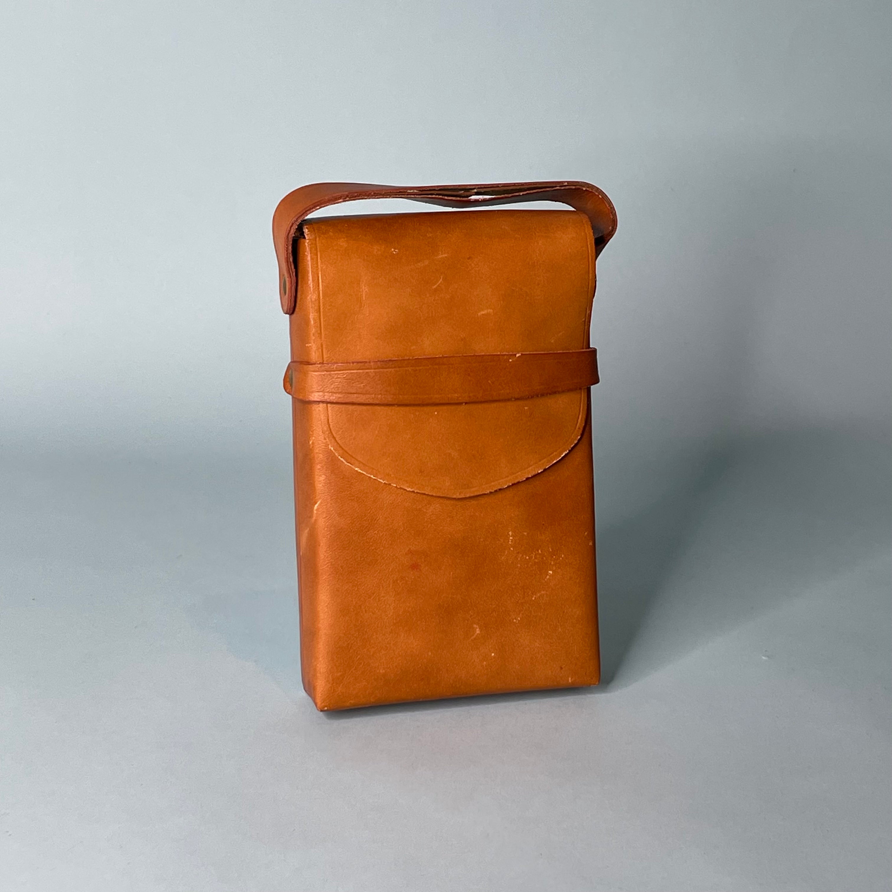 Secret Sale! Vintage Leather SX-70 Case with Tear in Strap