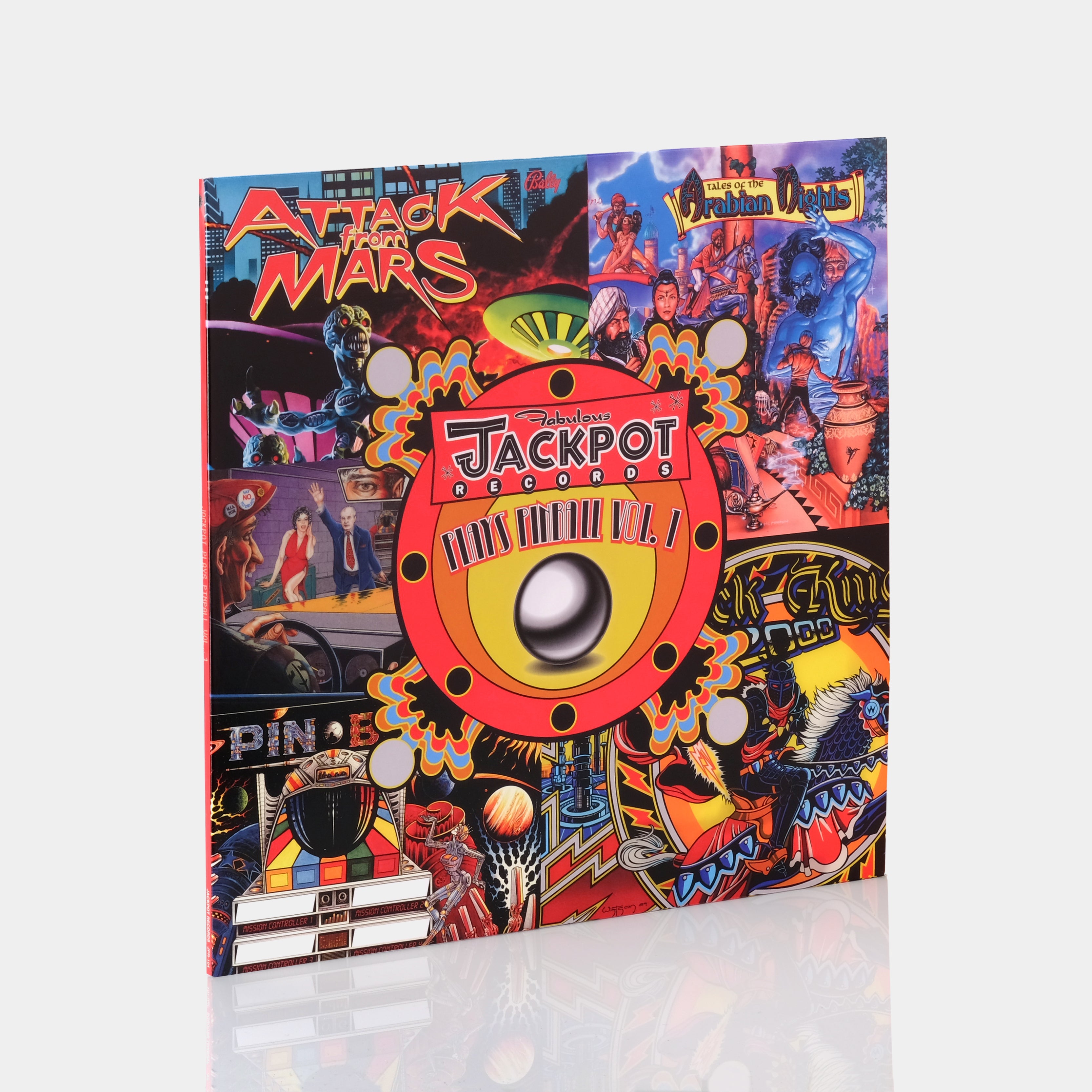 Jackpot Plays Pinball Vol. 1 LP Opaque Orange Vinyl Record