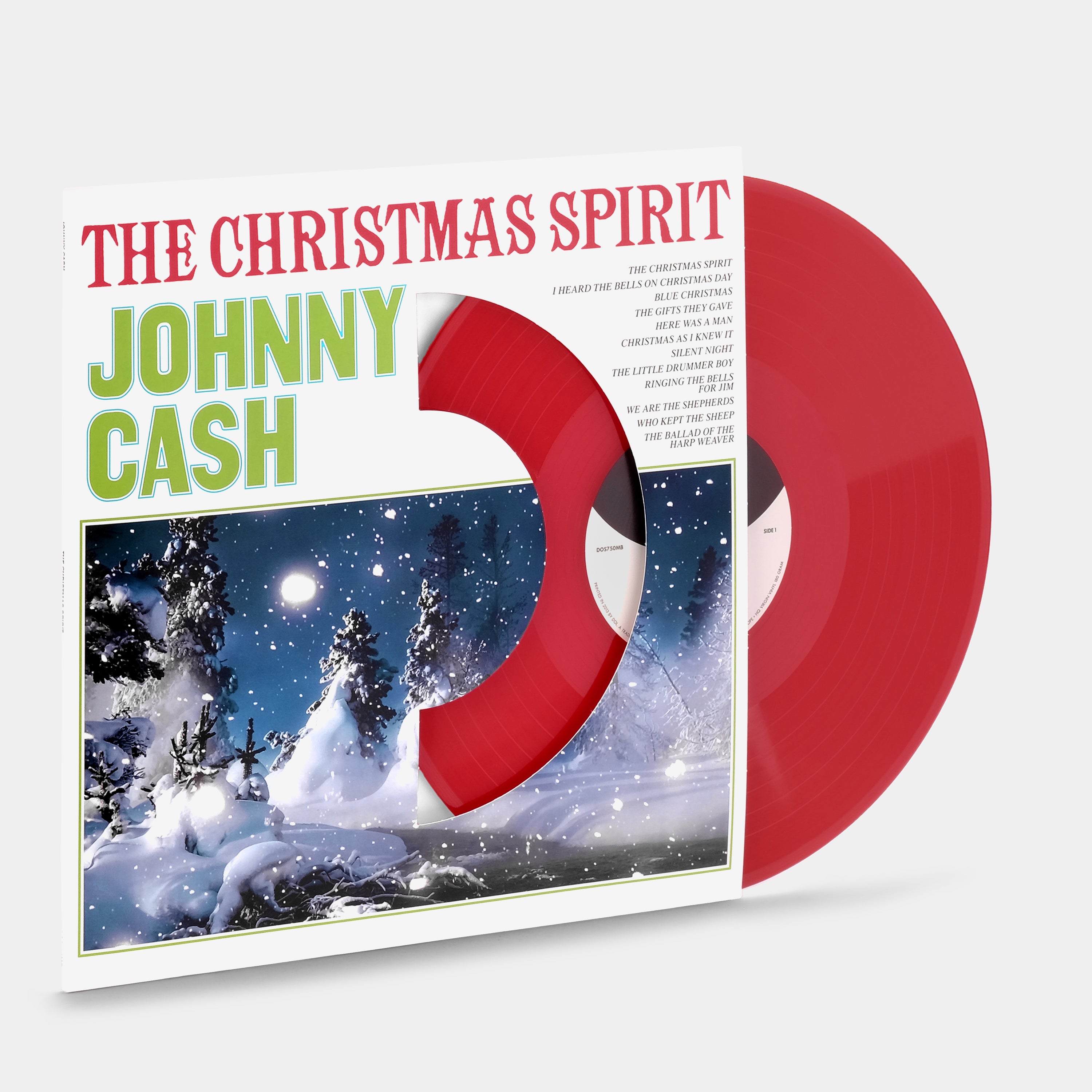 Johnny Cash - The Christmas Spirit LP Red Vinyl Record