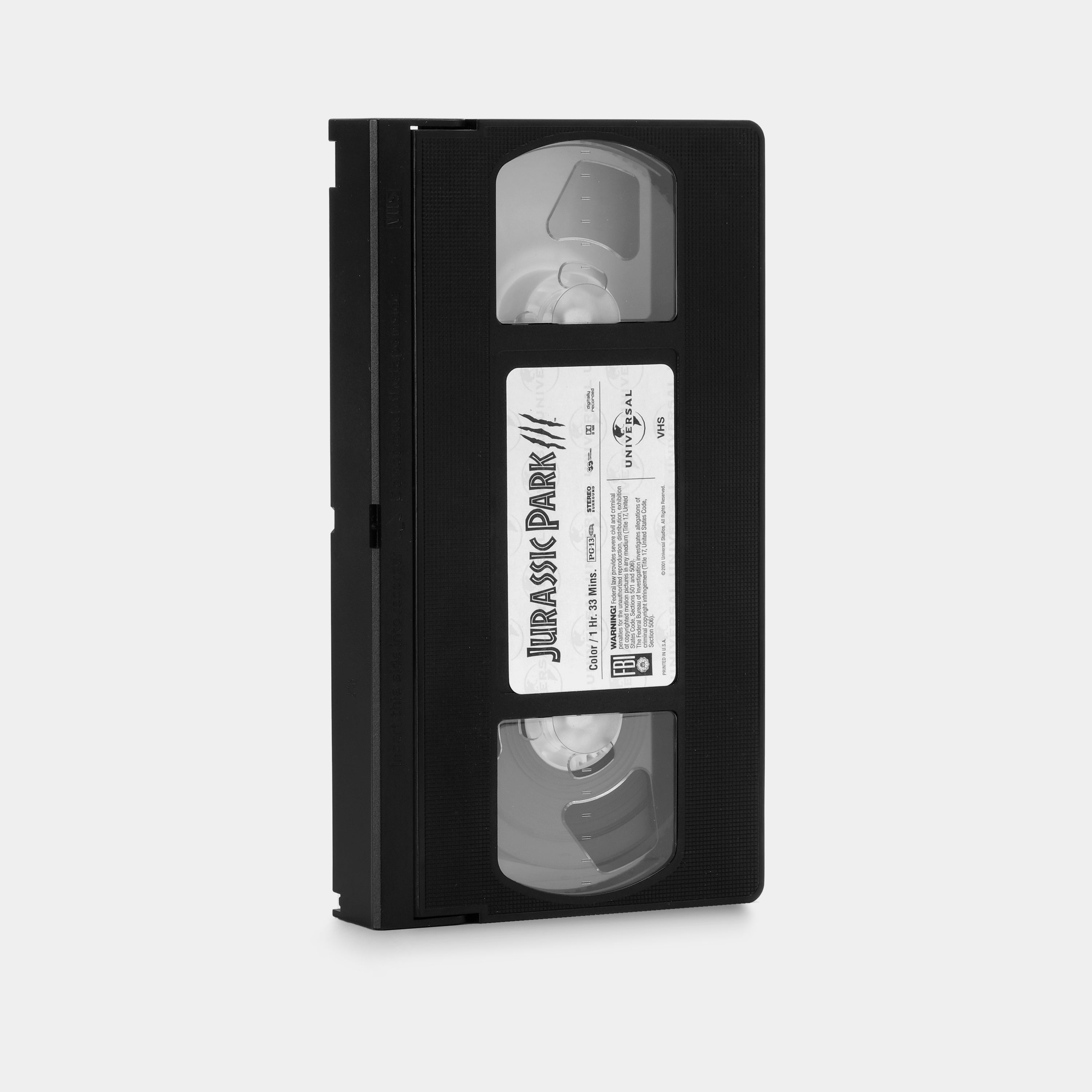 Jurassic Park III VHS Tape