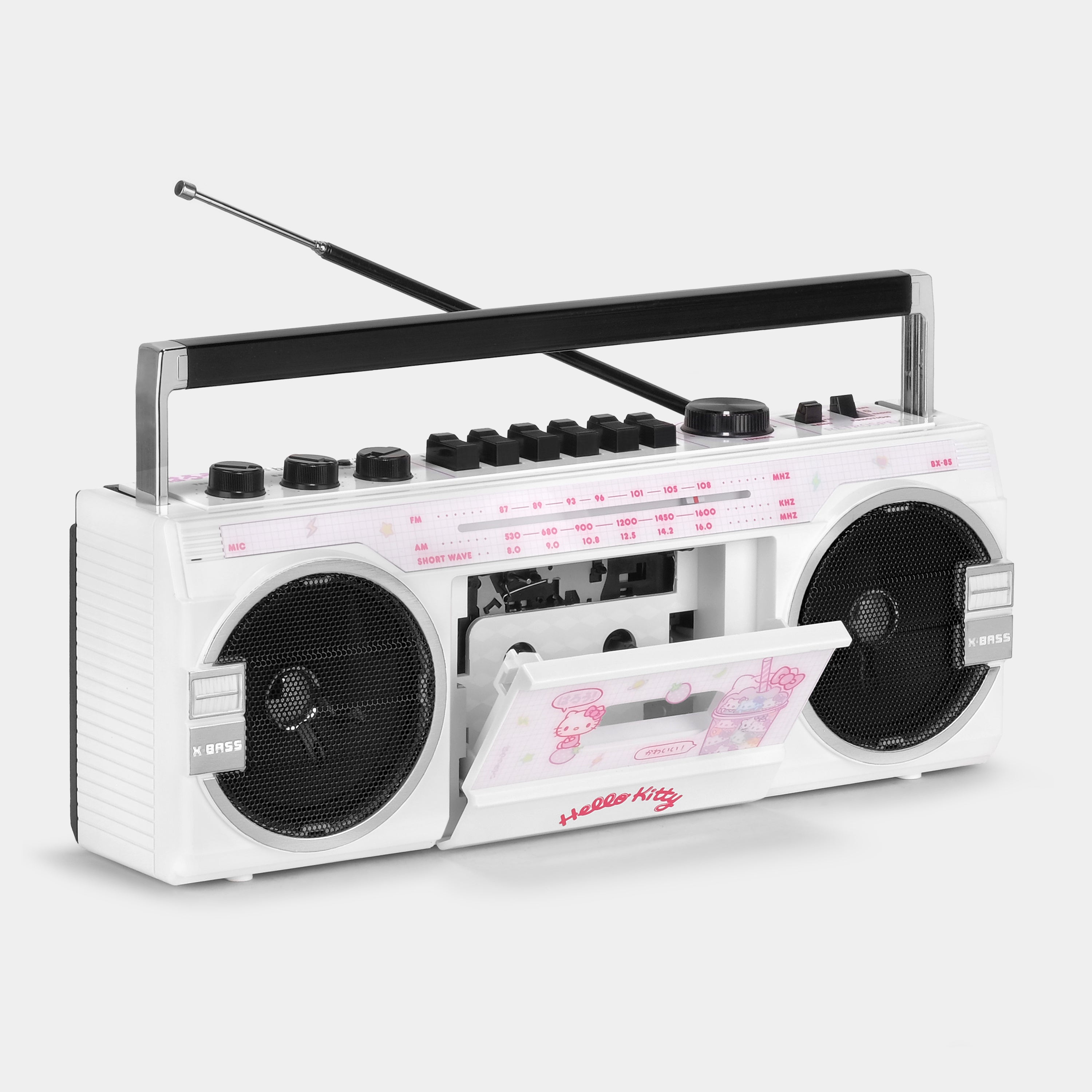 Hello Kitty Strawberry Kawaii Retrospekt BX-85 Cassette Player Boombox