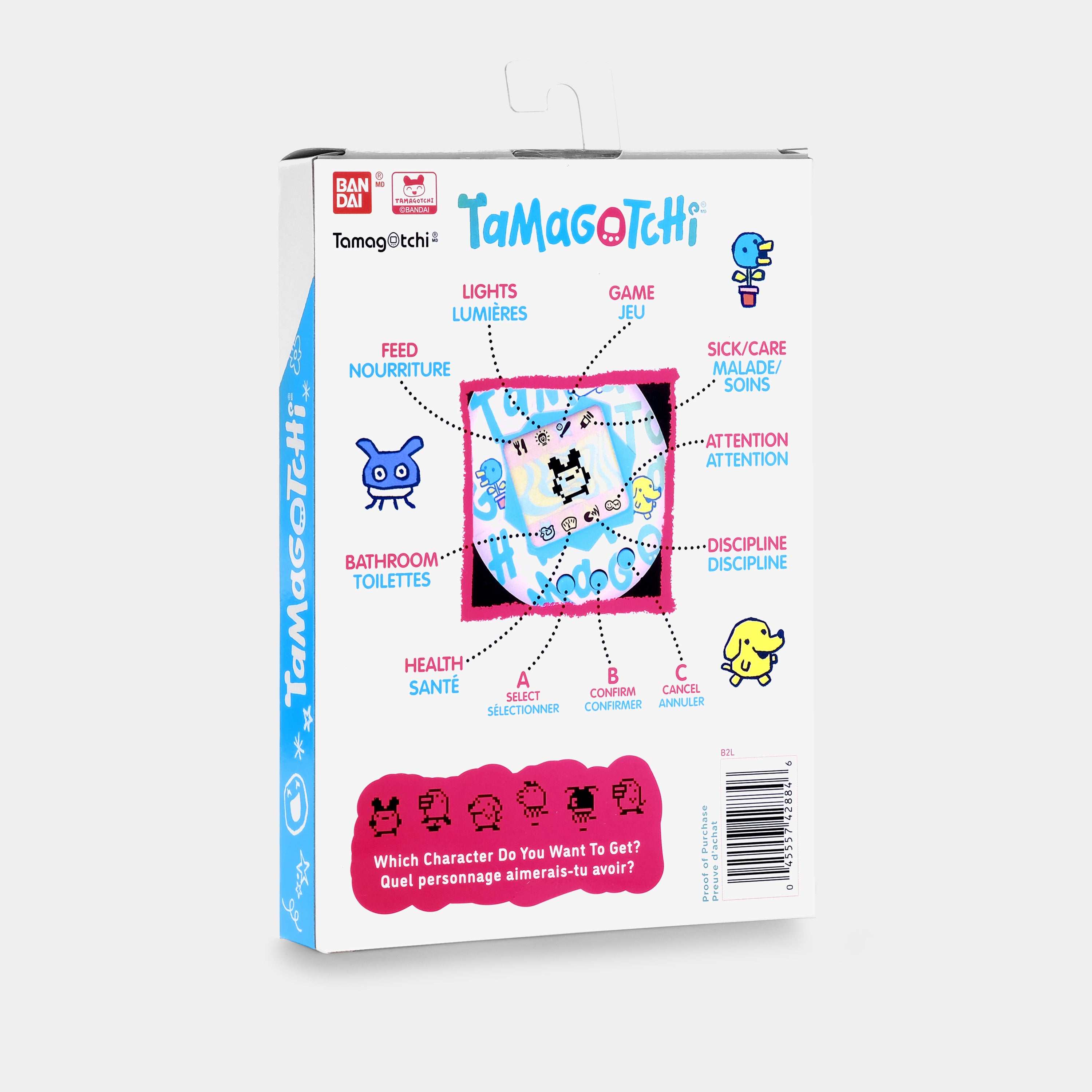 Original Tamagotchi (Gen. 2) Pastel Bubbles Virtual Pet