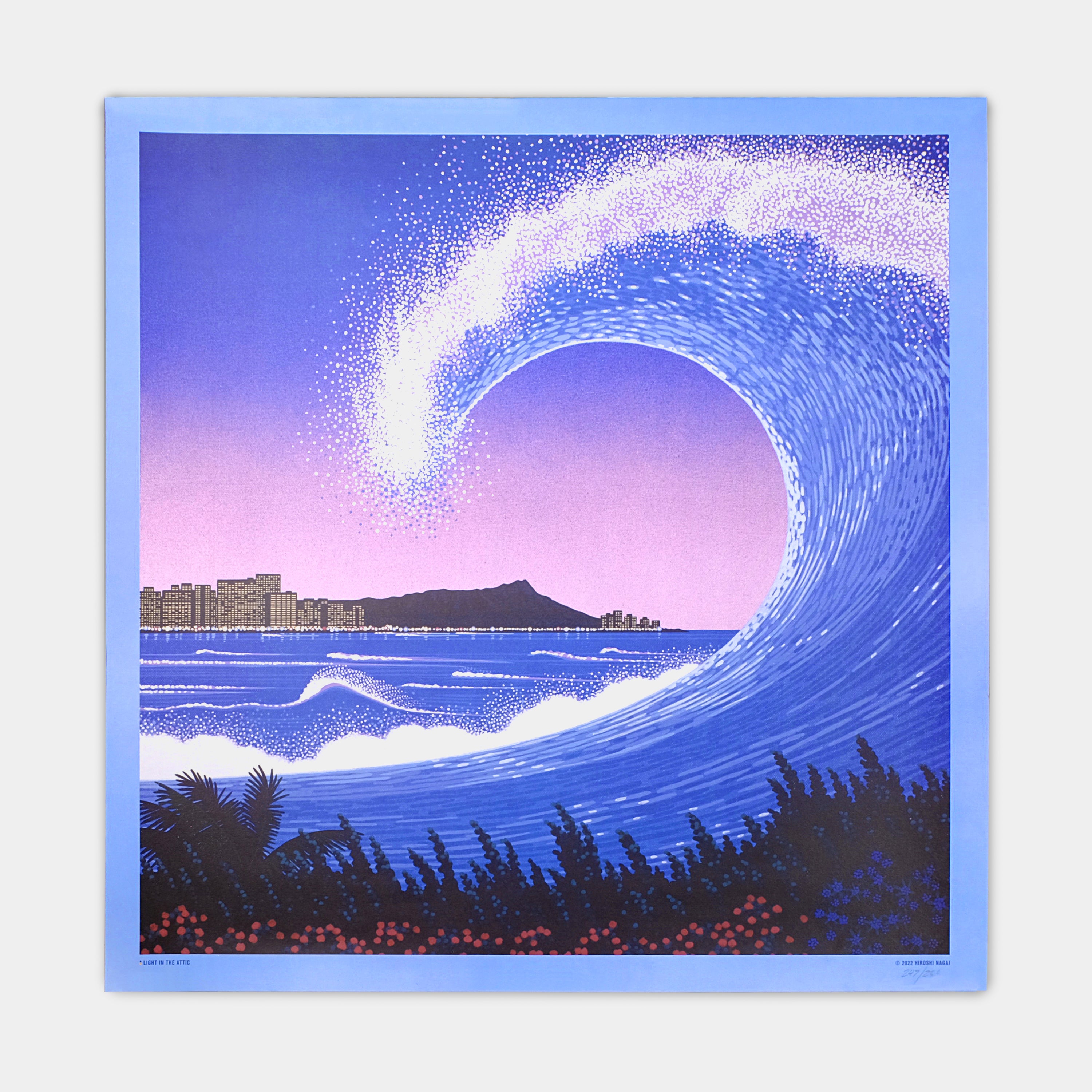 Limited Edition Pacific Breeze 3 Lithograph (24x24")