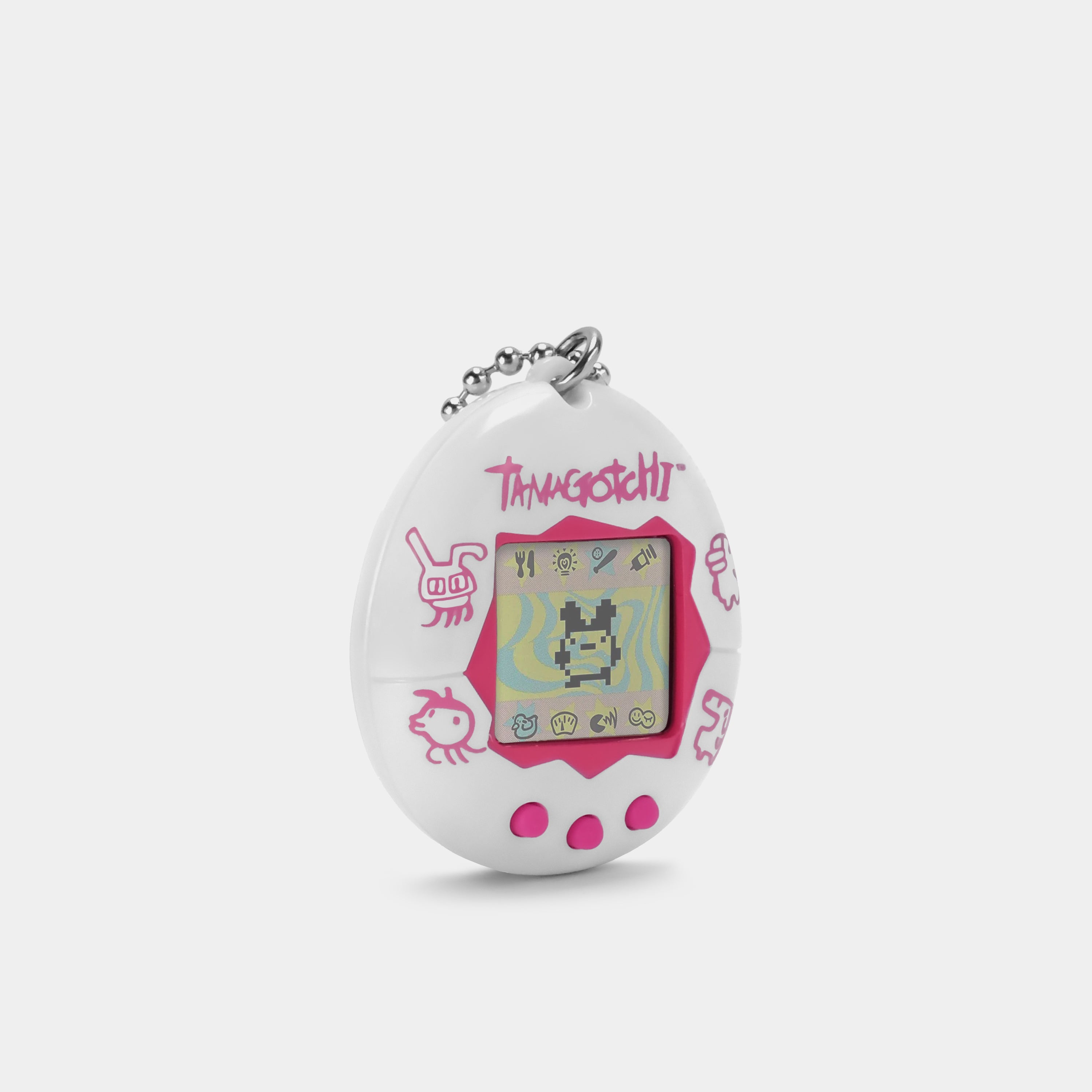 Original Tamagotchi (Gen. 2) White and Pink Virtual Pet