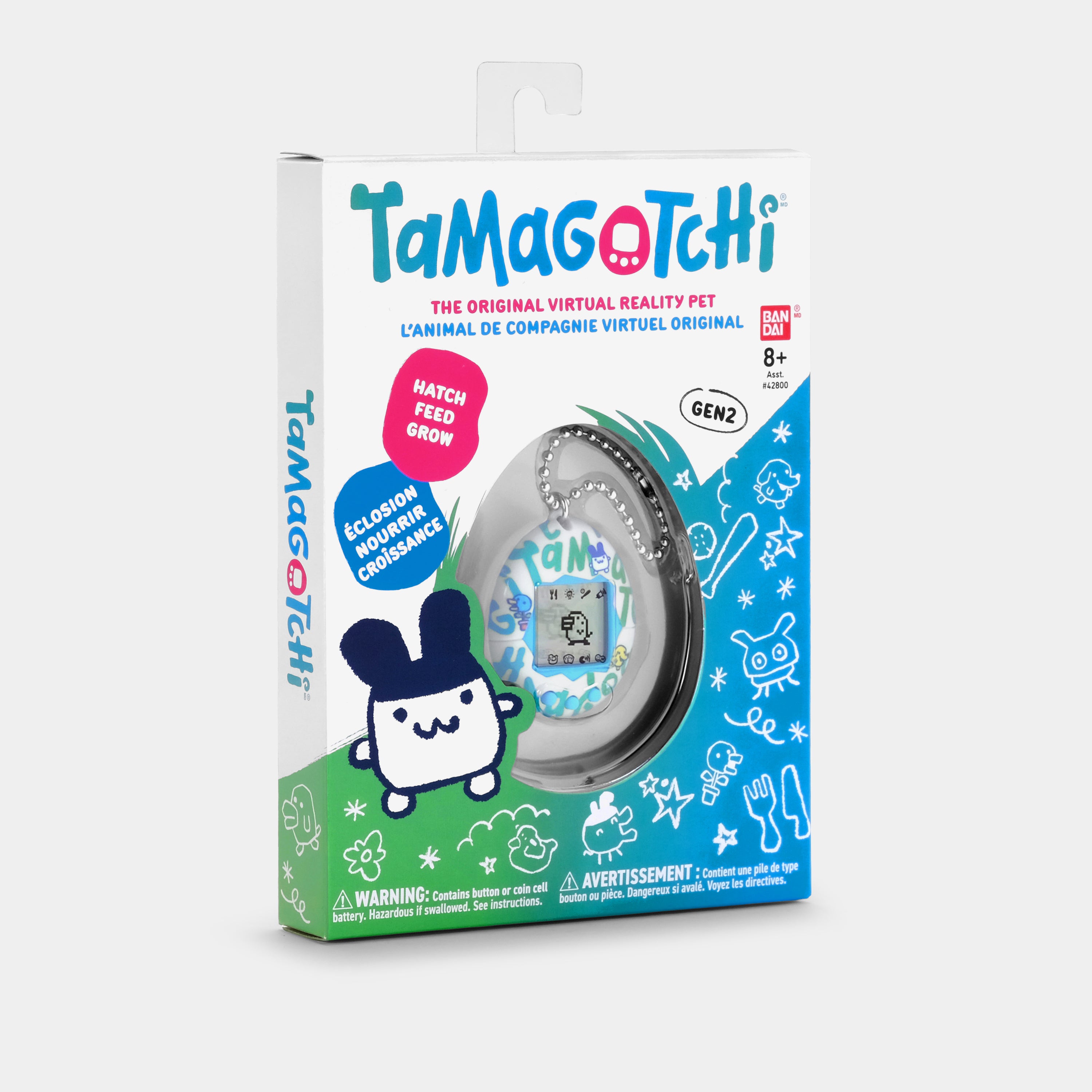 Original Tamagotchi (Gen. 2) Logo Repeat Virtual Pet