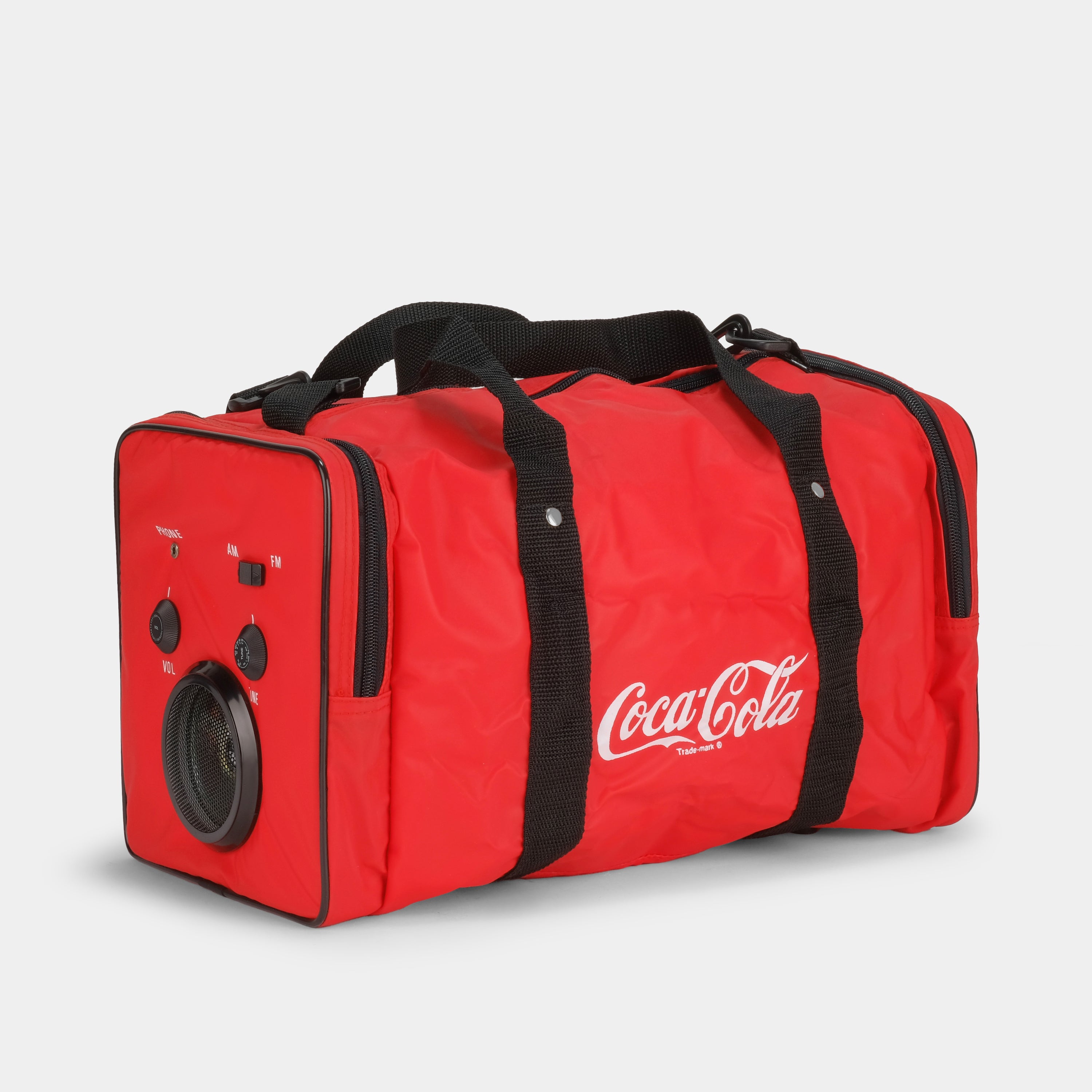 Vintage Randix Coca-Cola Sounds Cool Insulated Bag/Radio and Headphones