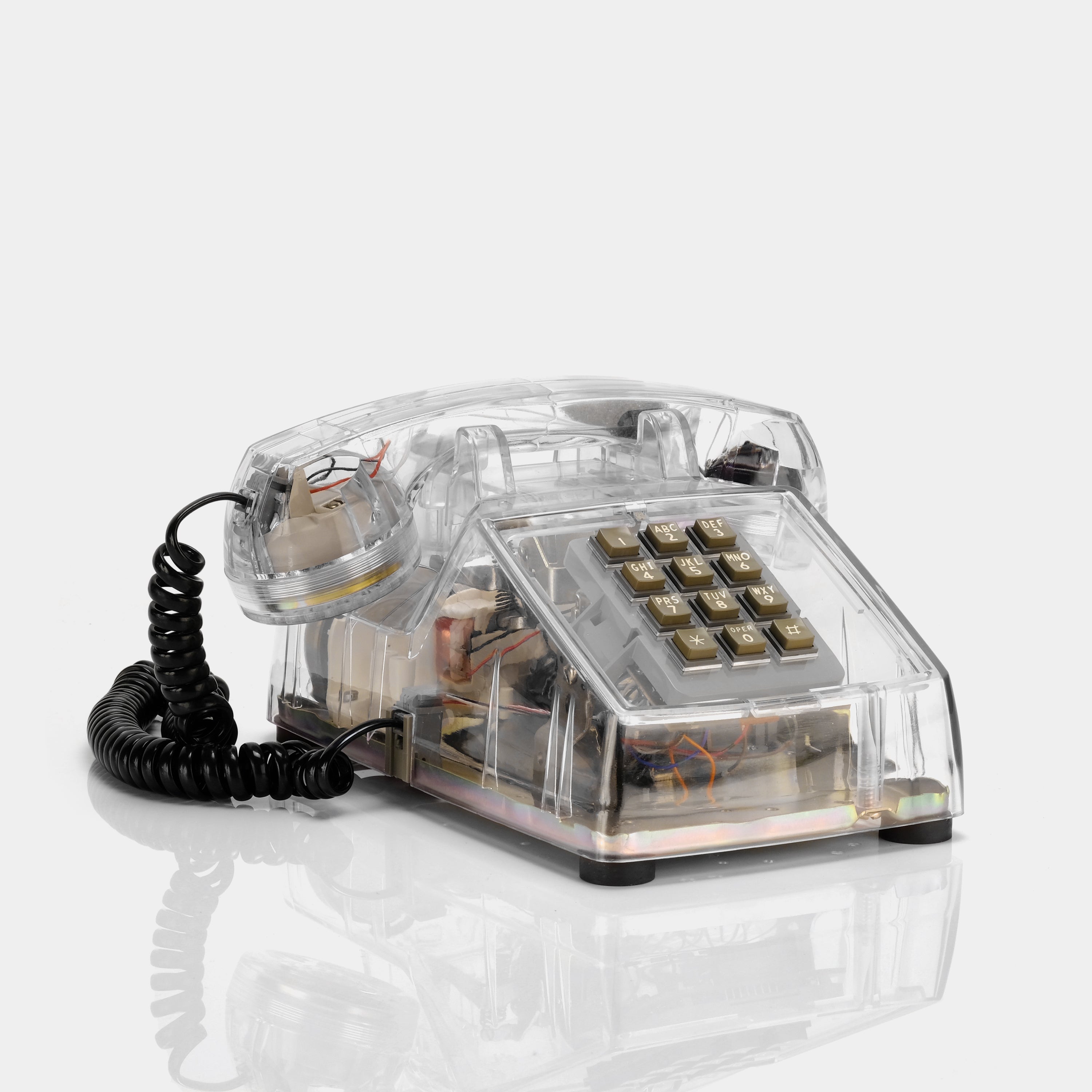 Cortelco Transparent Clear Telephone - Thumbnail 4