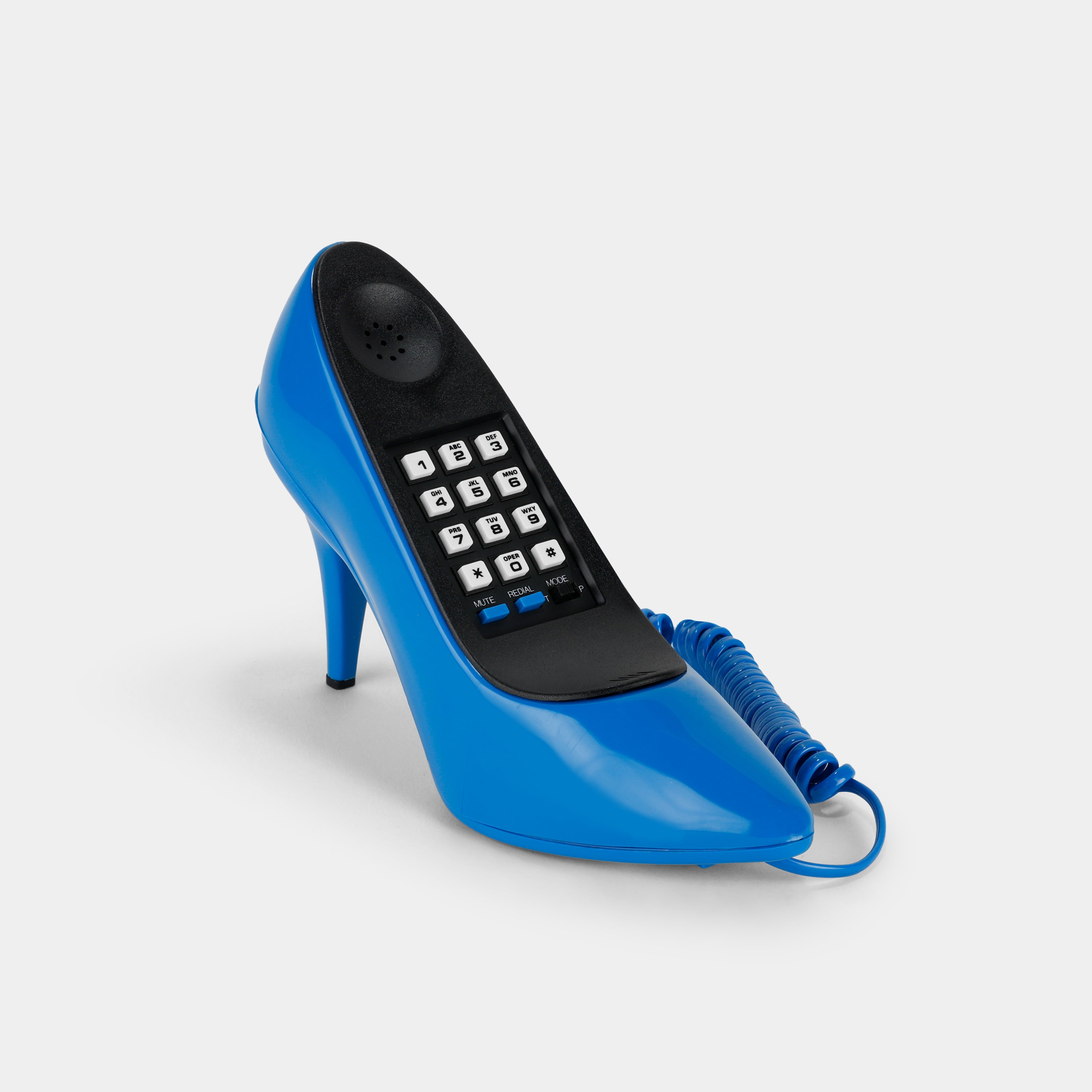 Columbia Blue Fashion High Heel Telephone