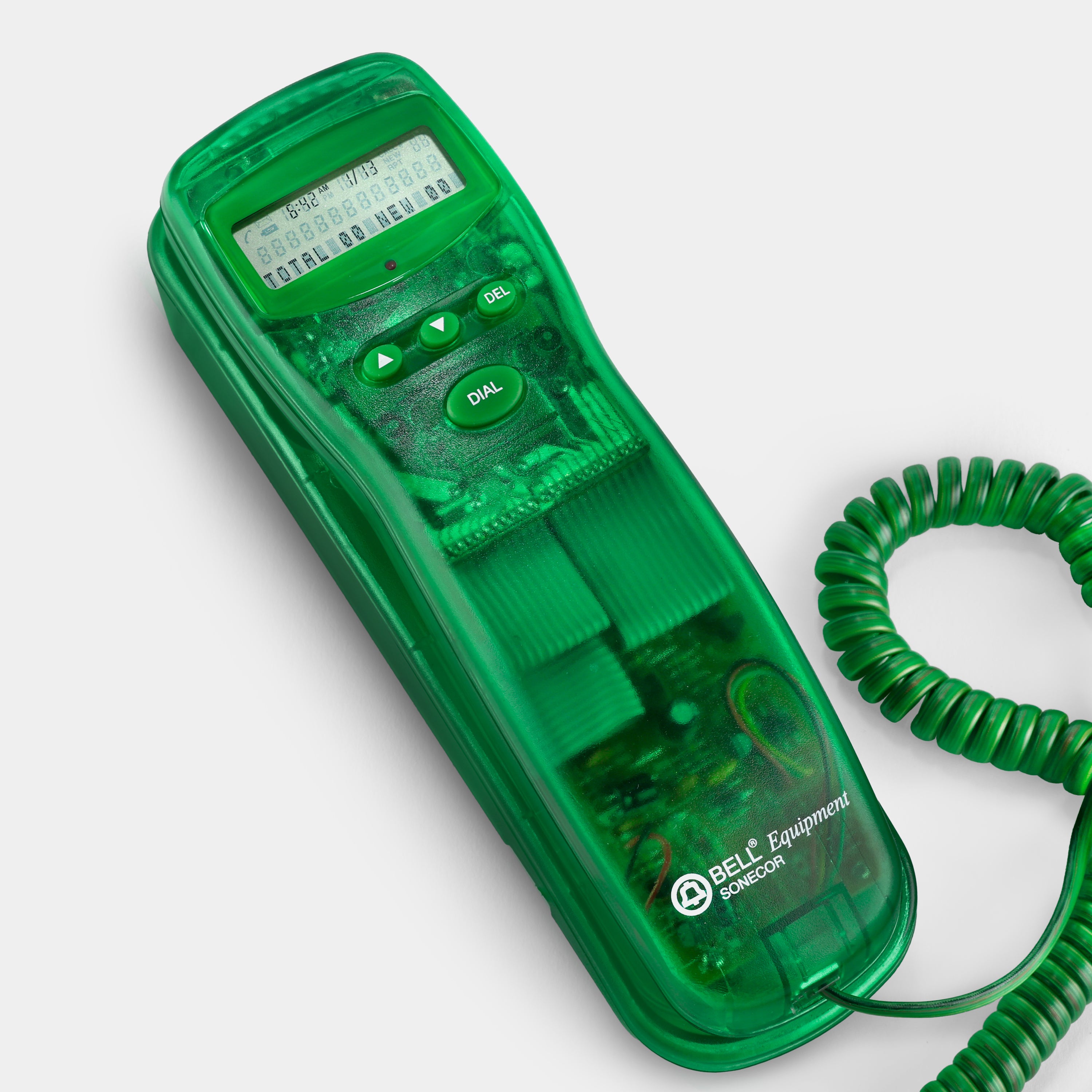 Bell Equipment Sonecor Transparent Green Telephone