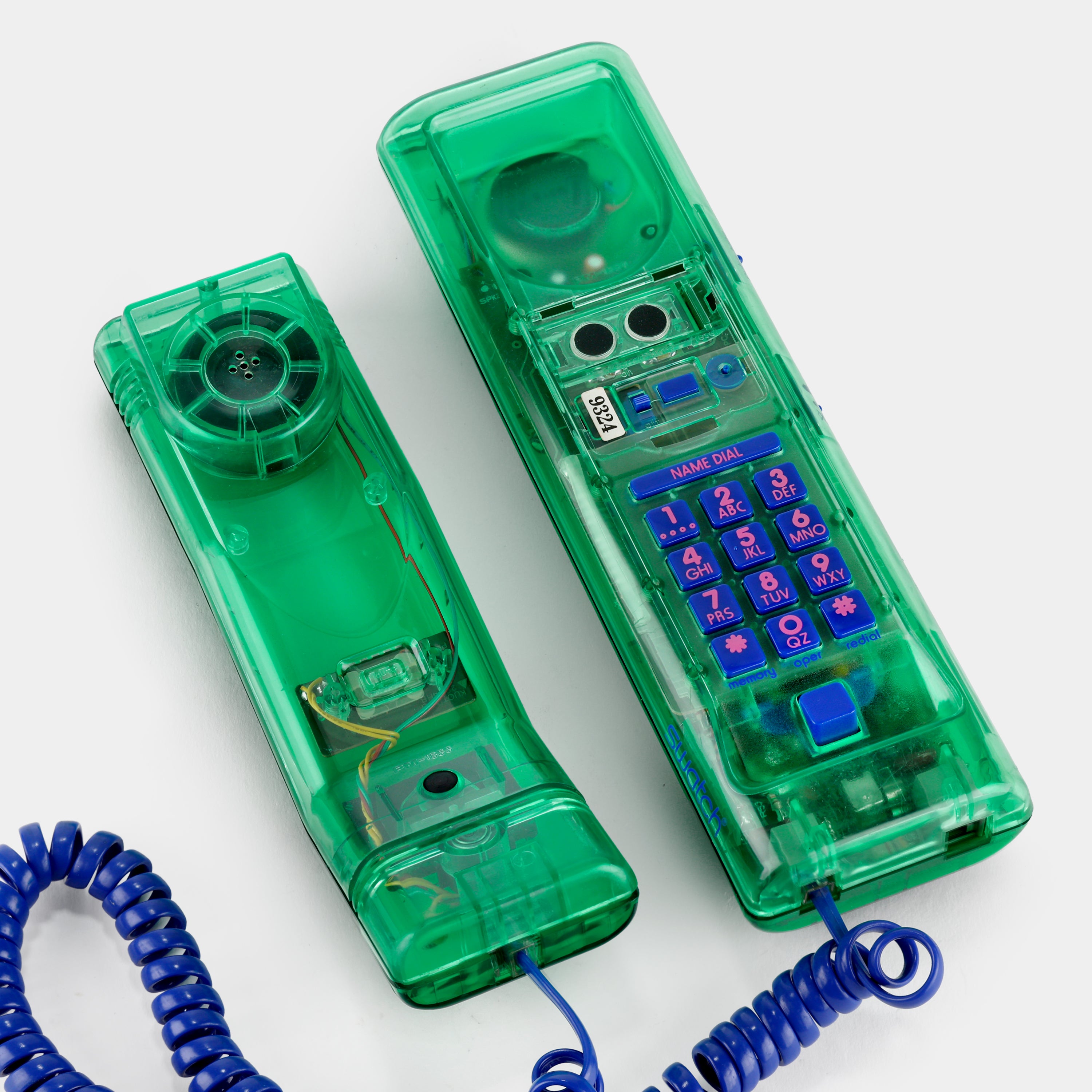 Swatch Twin Phone Transparent Green Telephone