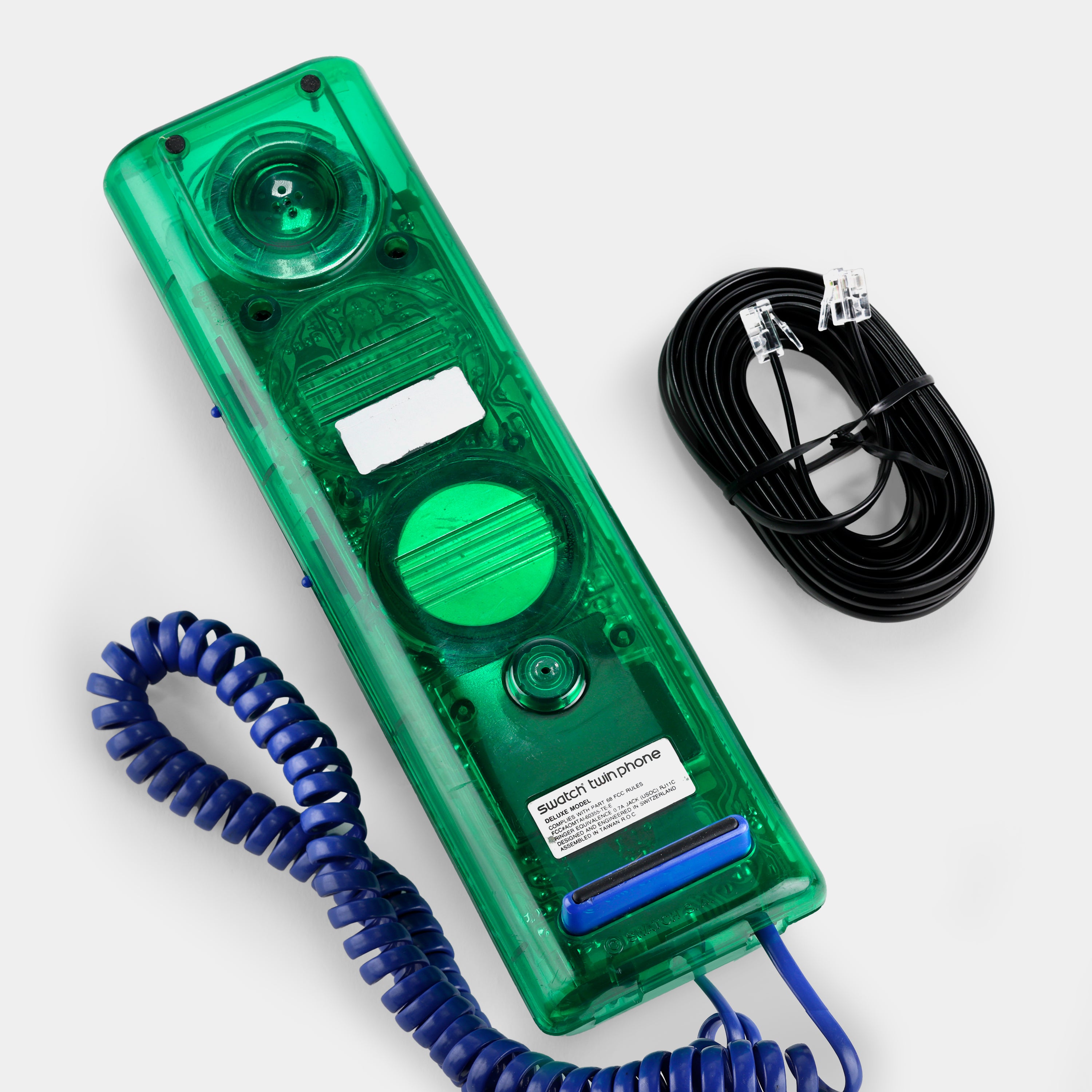 Swatch Twin Phone Transparent Green Telephone – Retrospekt