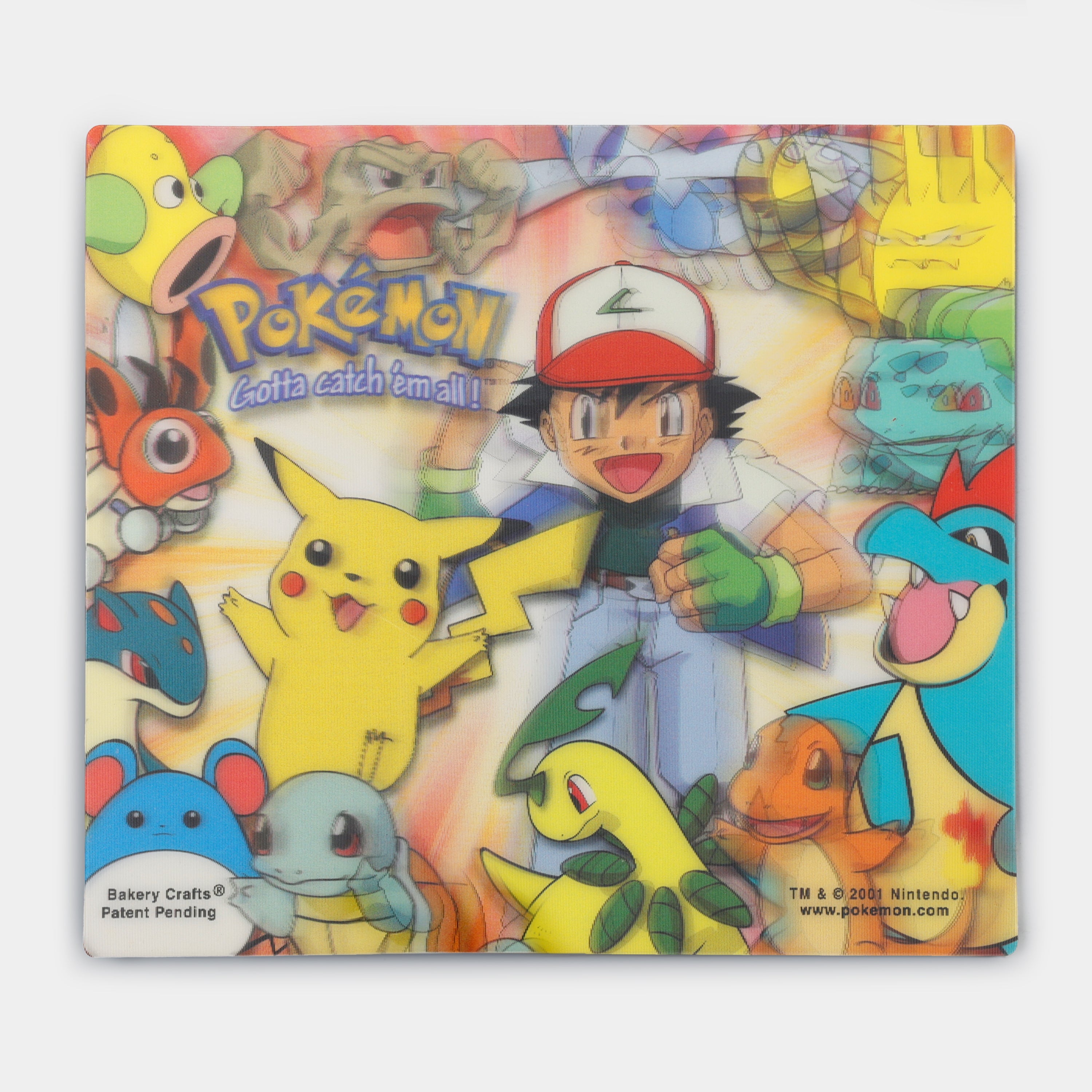 Lenticular Pokémon "Gotta Catch Em All" Mouse Pad