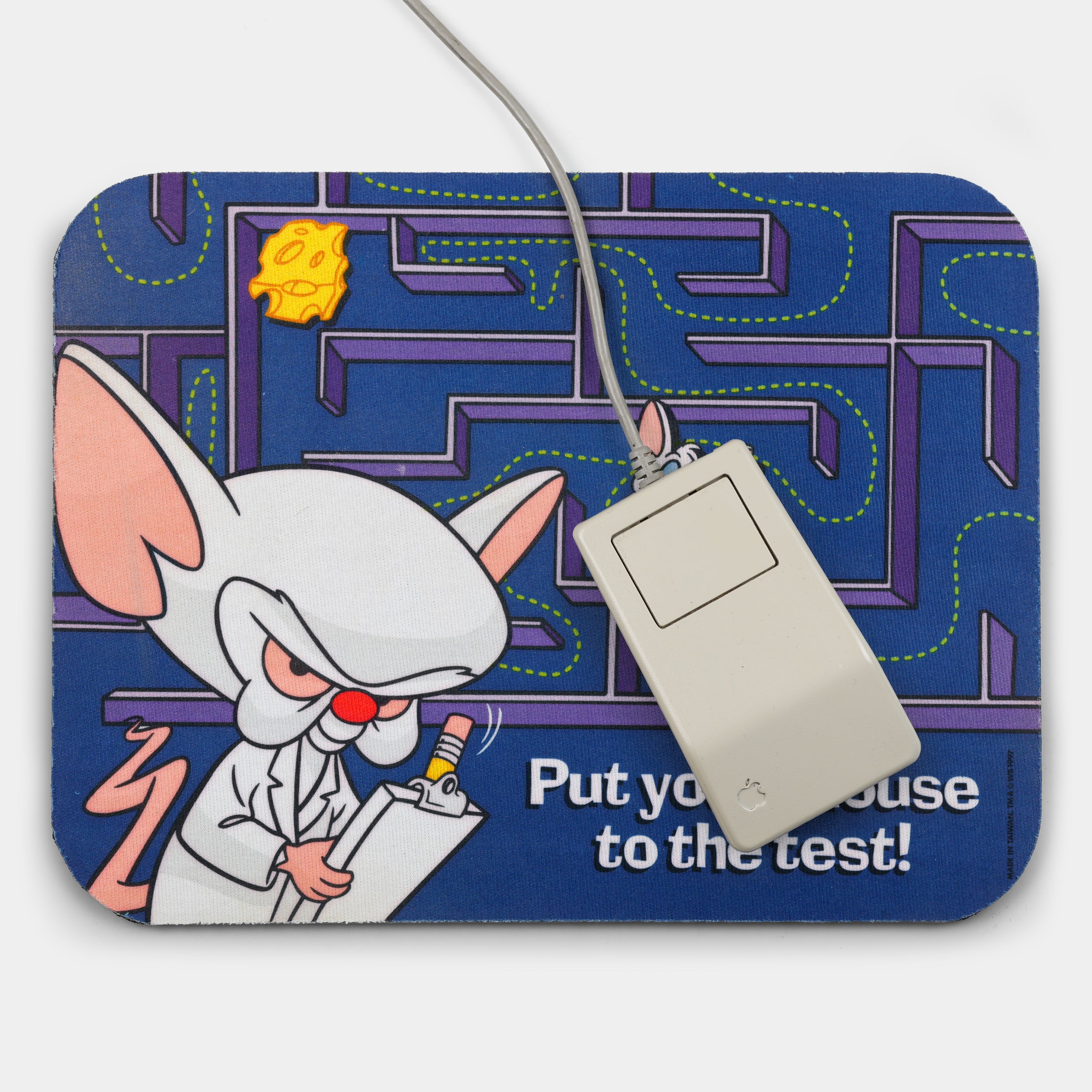Pinkey And The Brain Mouse Pad