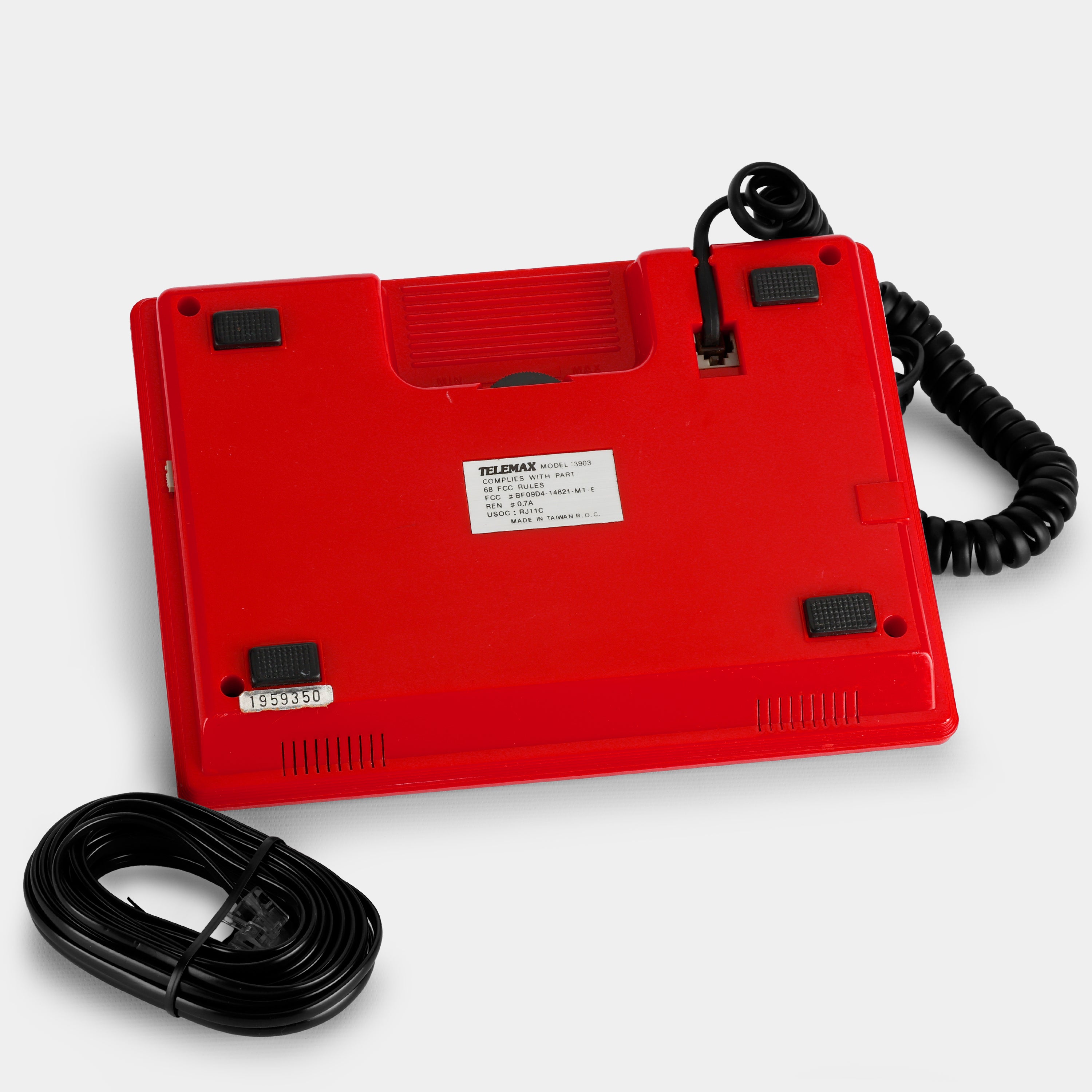 Telemax 3903 Red Telephone