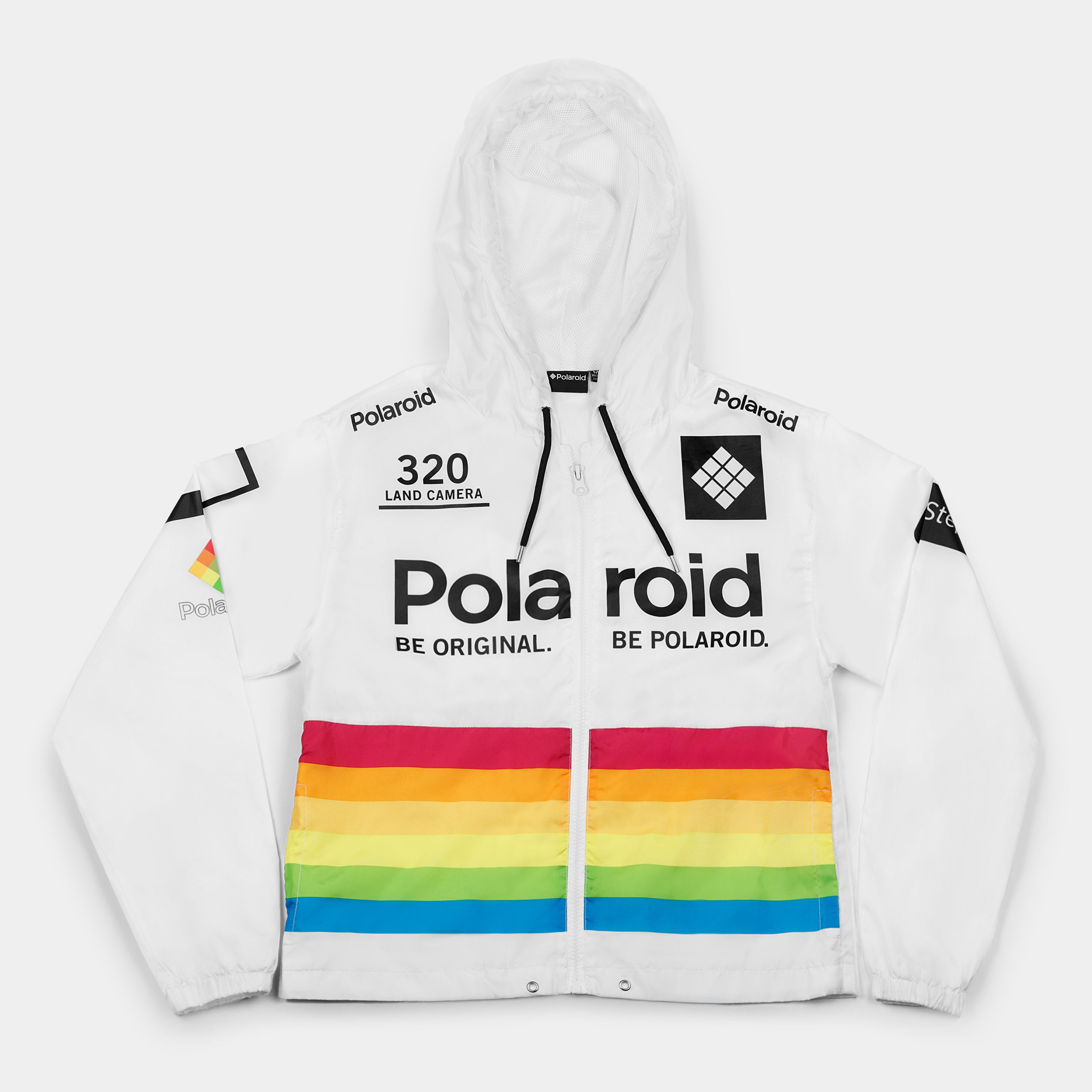 Polaroid 320 Land Camera White Medium Windbreaker