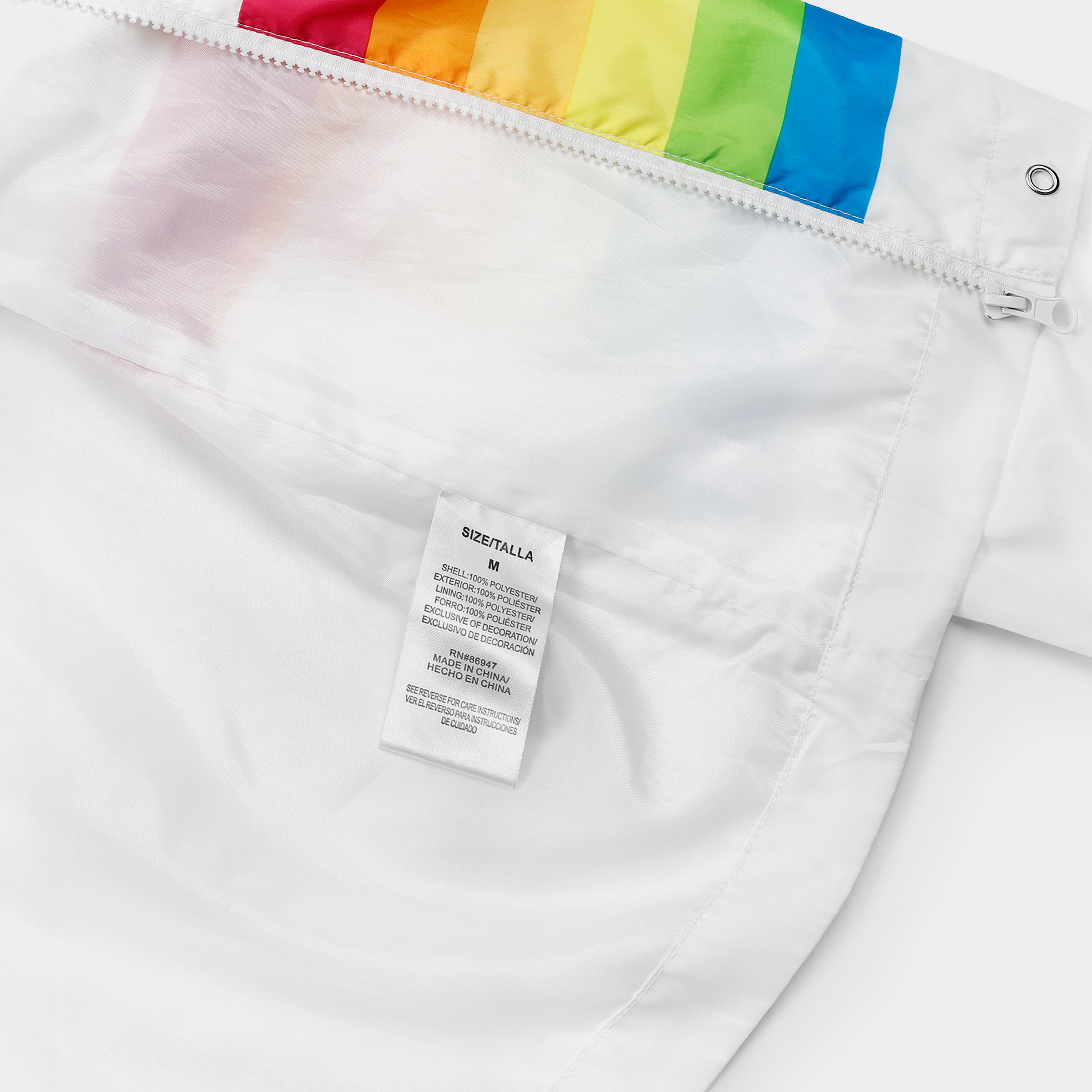 Polaroid 320 Land Camera White Medium Windbreaker