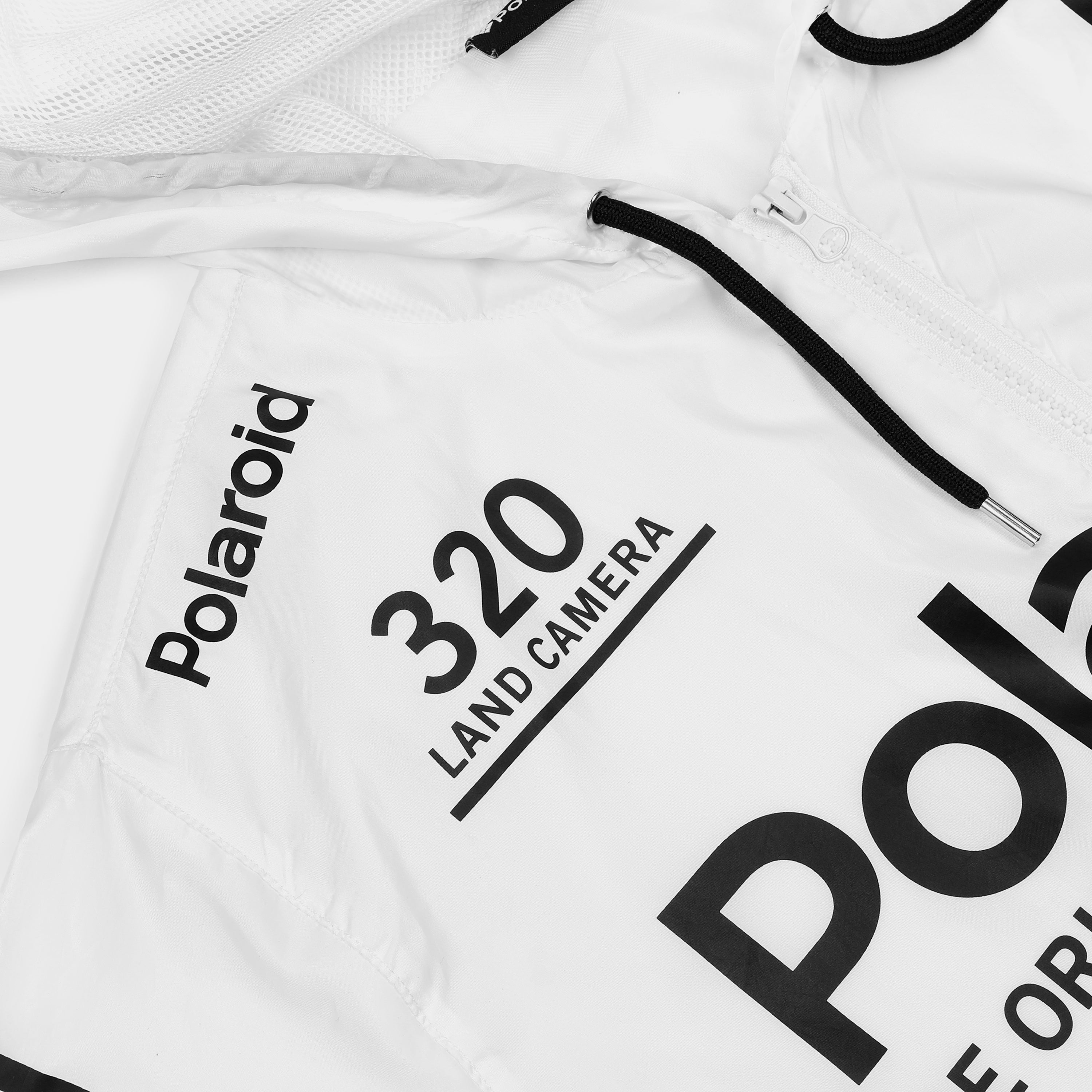Polaroid 320 Land Camera White Medium Windbreaker