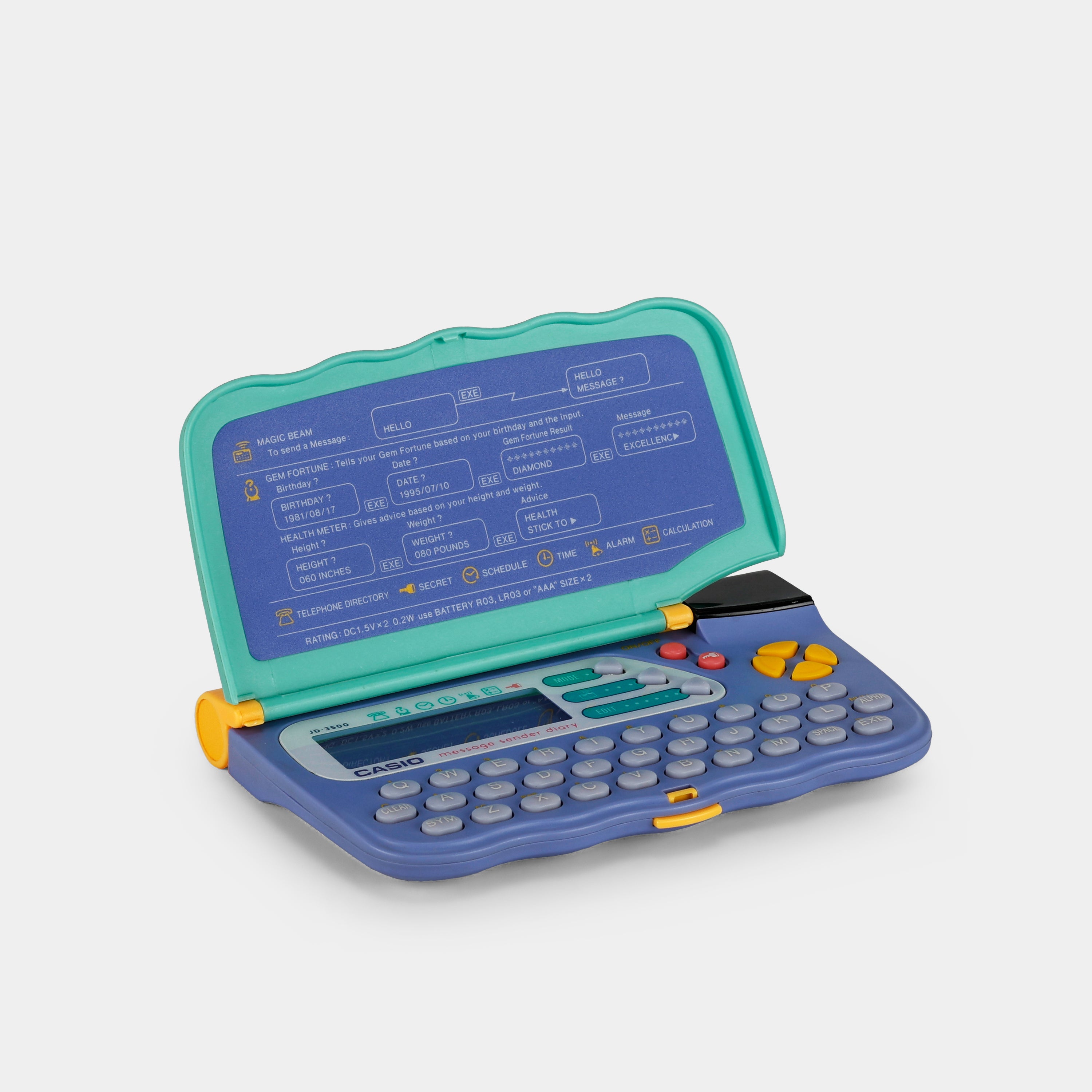 Casio Message Sender Diary JD-3500 Digital Organizer