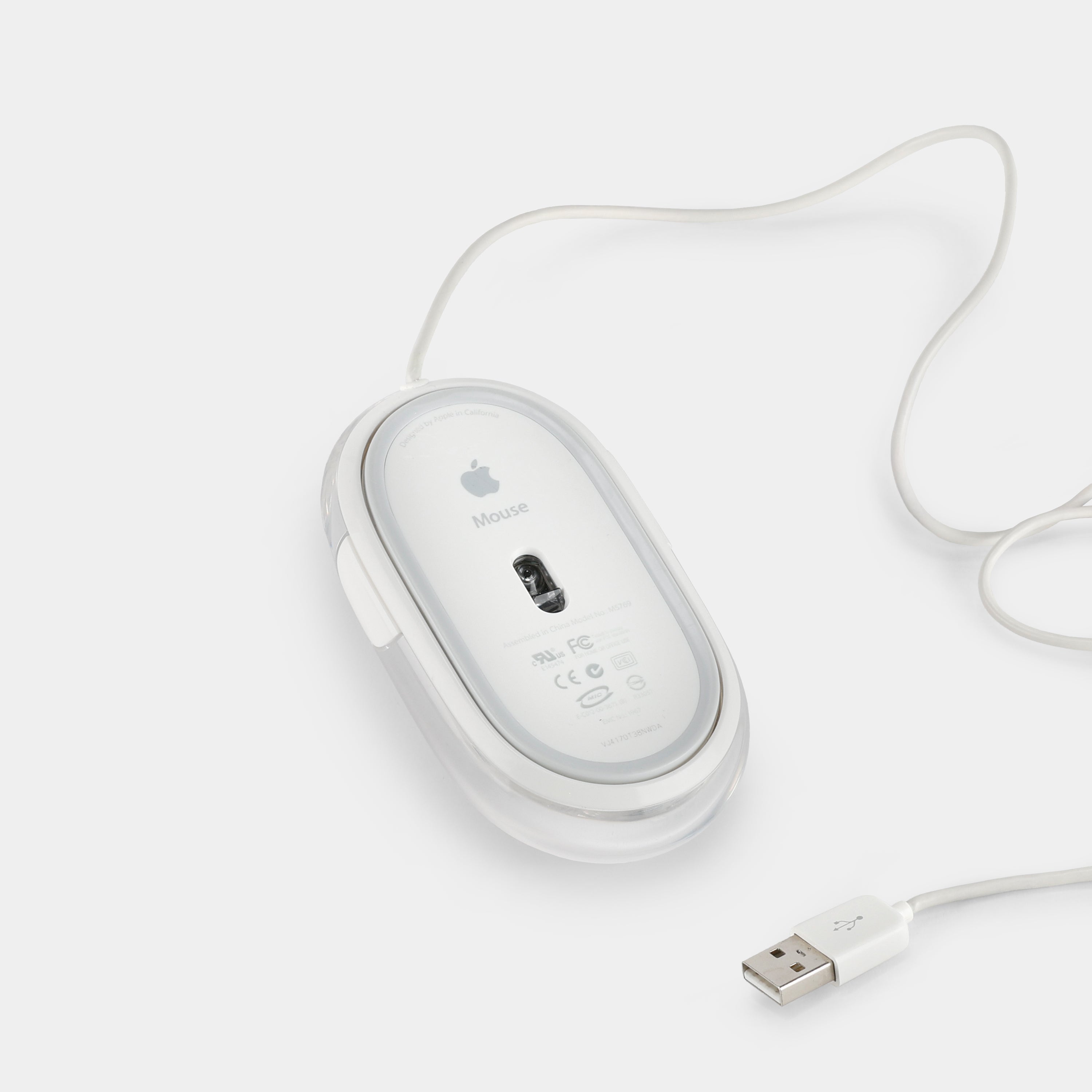 Vintage Apple Model M5769 White USB Pro Mouse