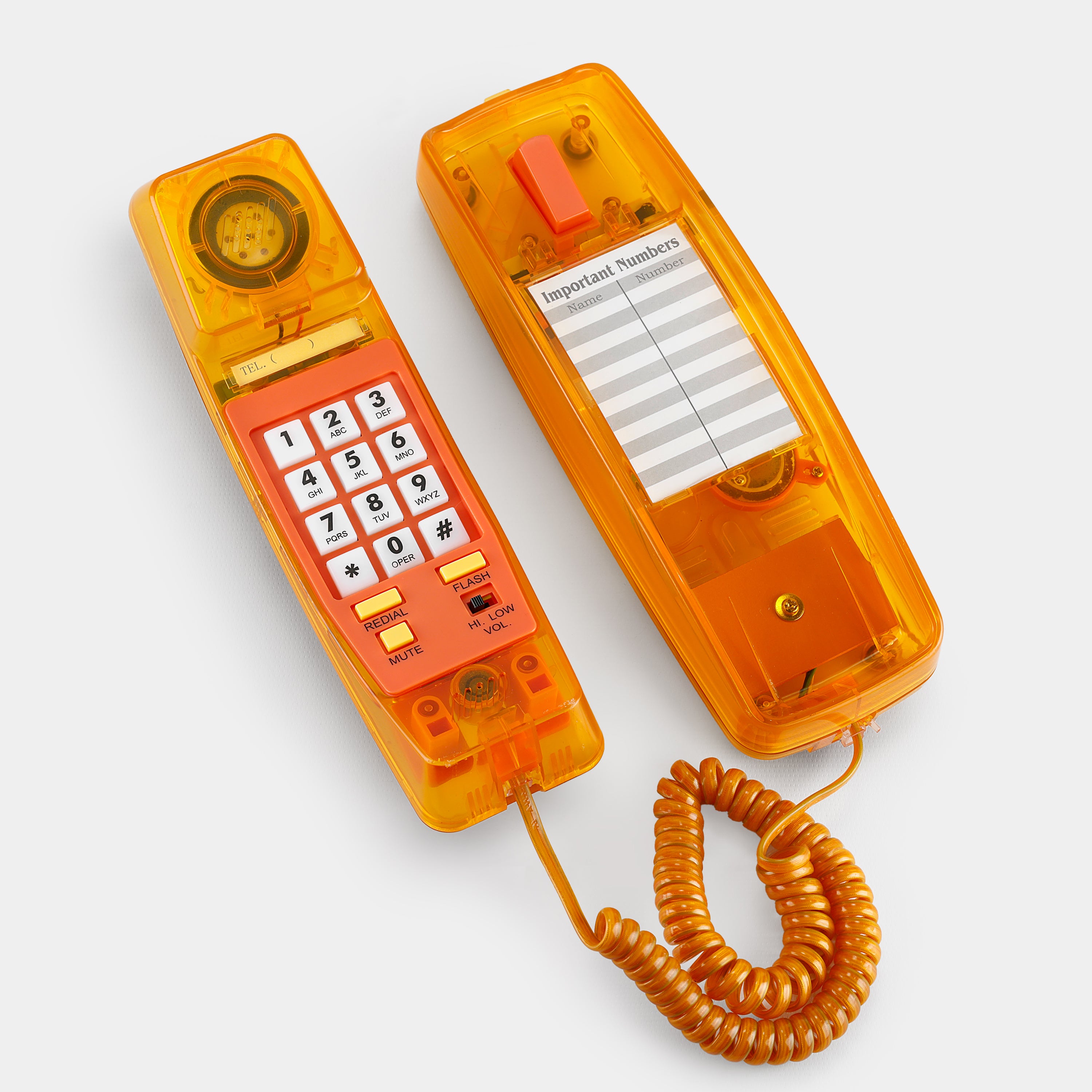 Candie's Transparent Orange Telephone