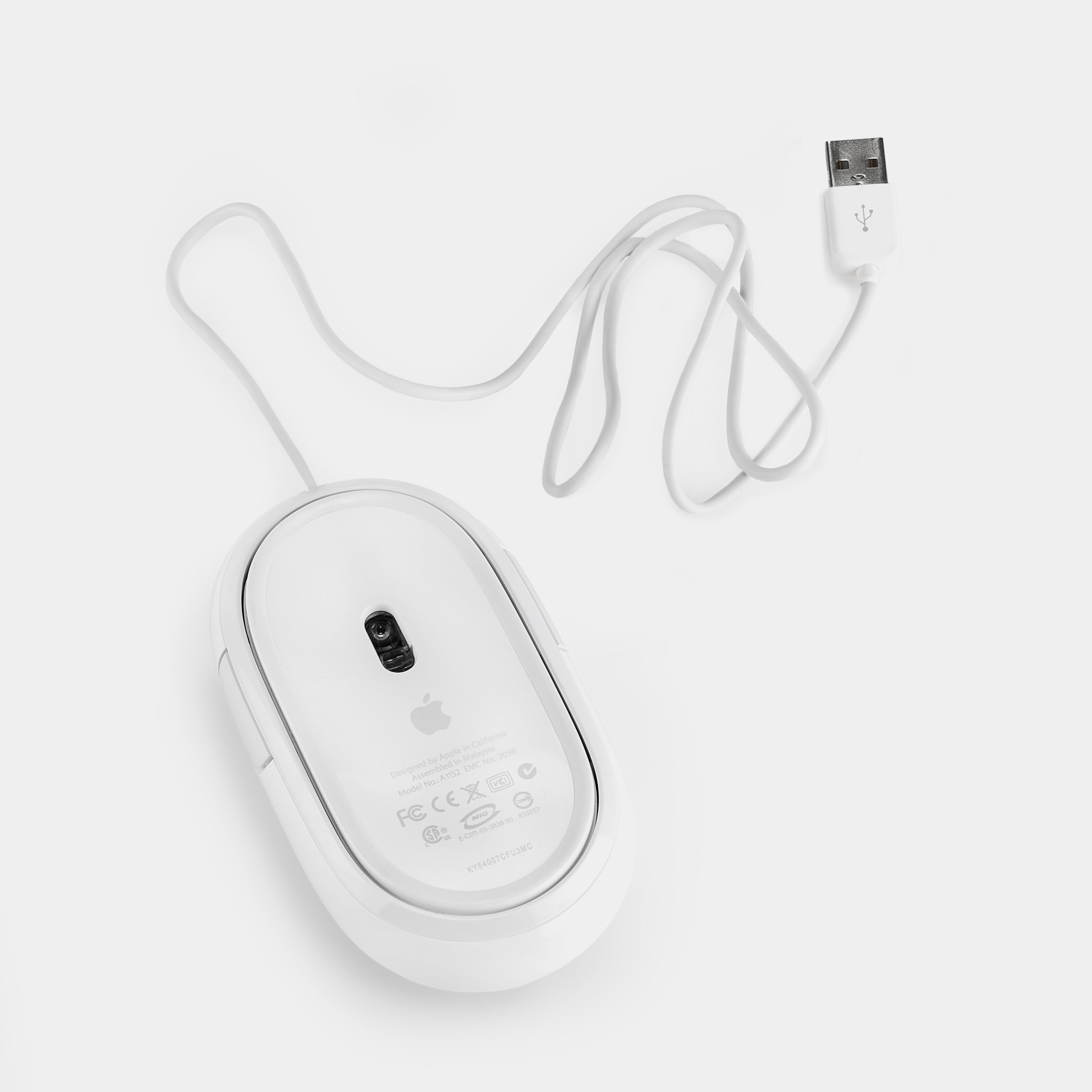 Vintage Apple Model A1152 White USB Mouse – Retrospekt