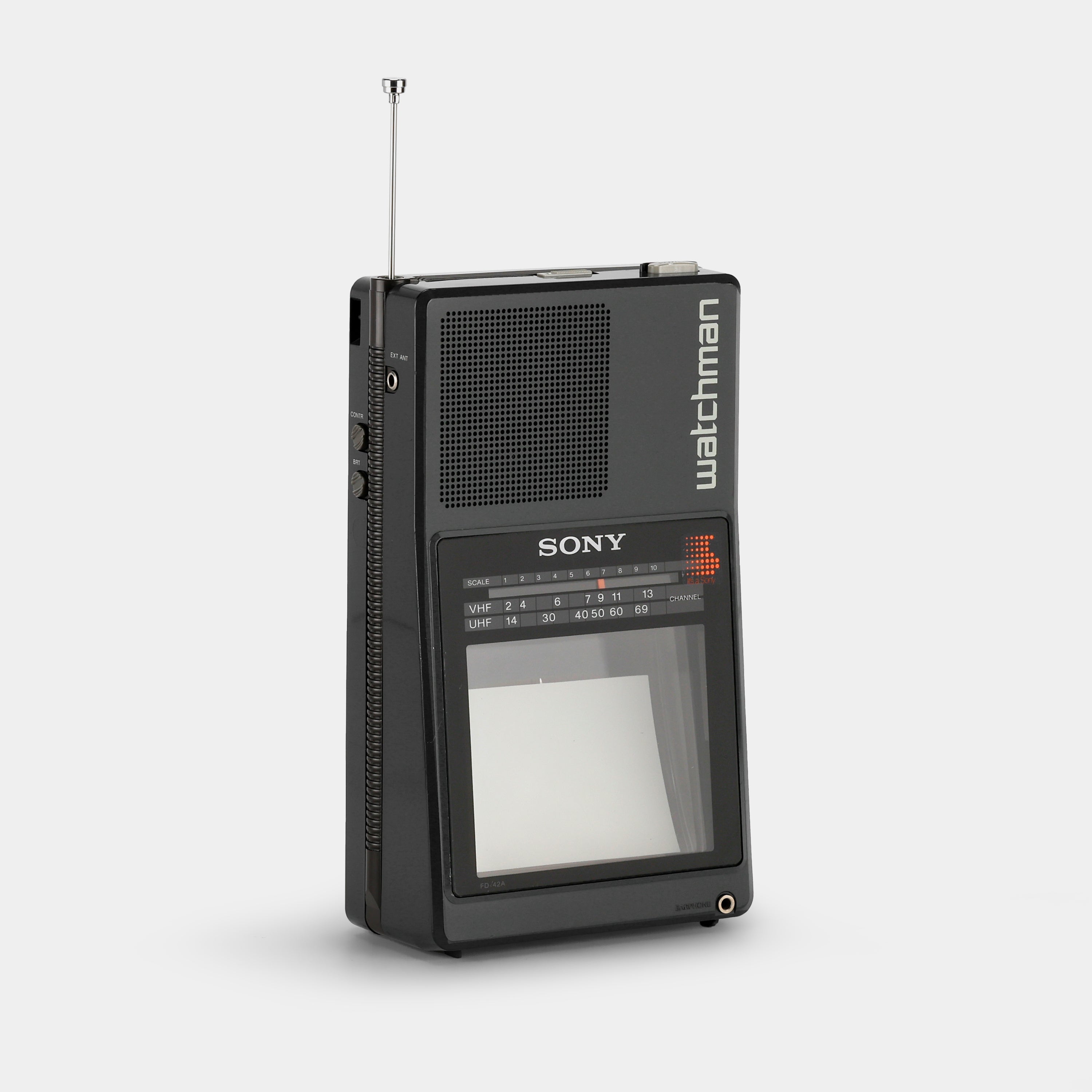 Sony Watchman FD-42A Flat Black and White TV
