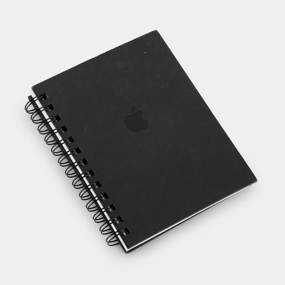 Apple Black Spiral Notebook