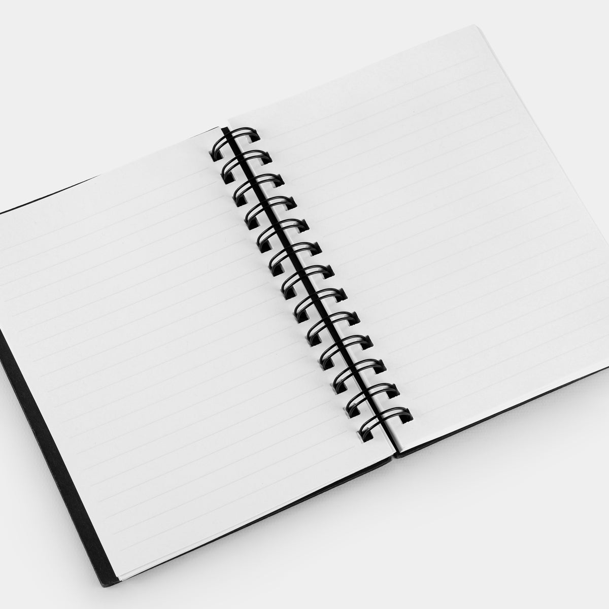 Apple Black Spiral Notebook