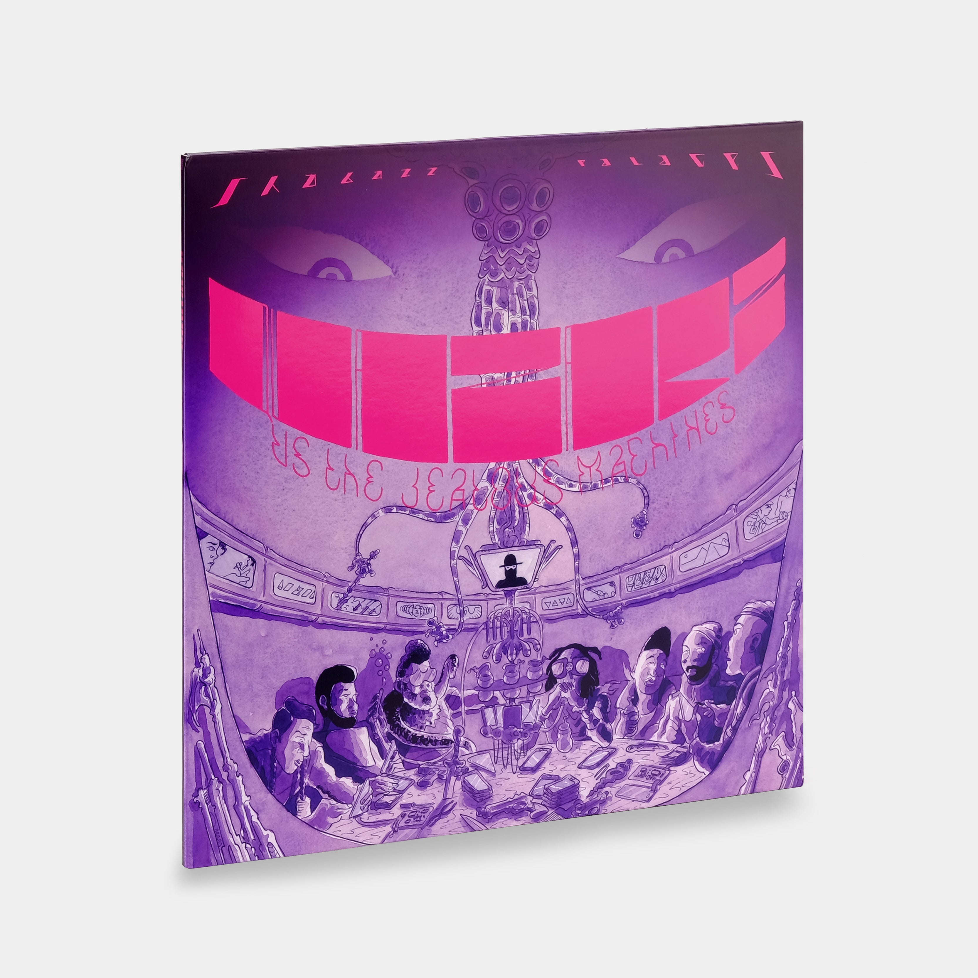 Shabazz Palaces - Quazarz vs. The Jealous Machines LP Pink Swirl Vinyl Record