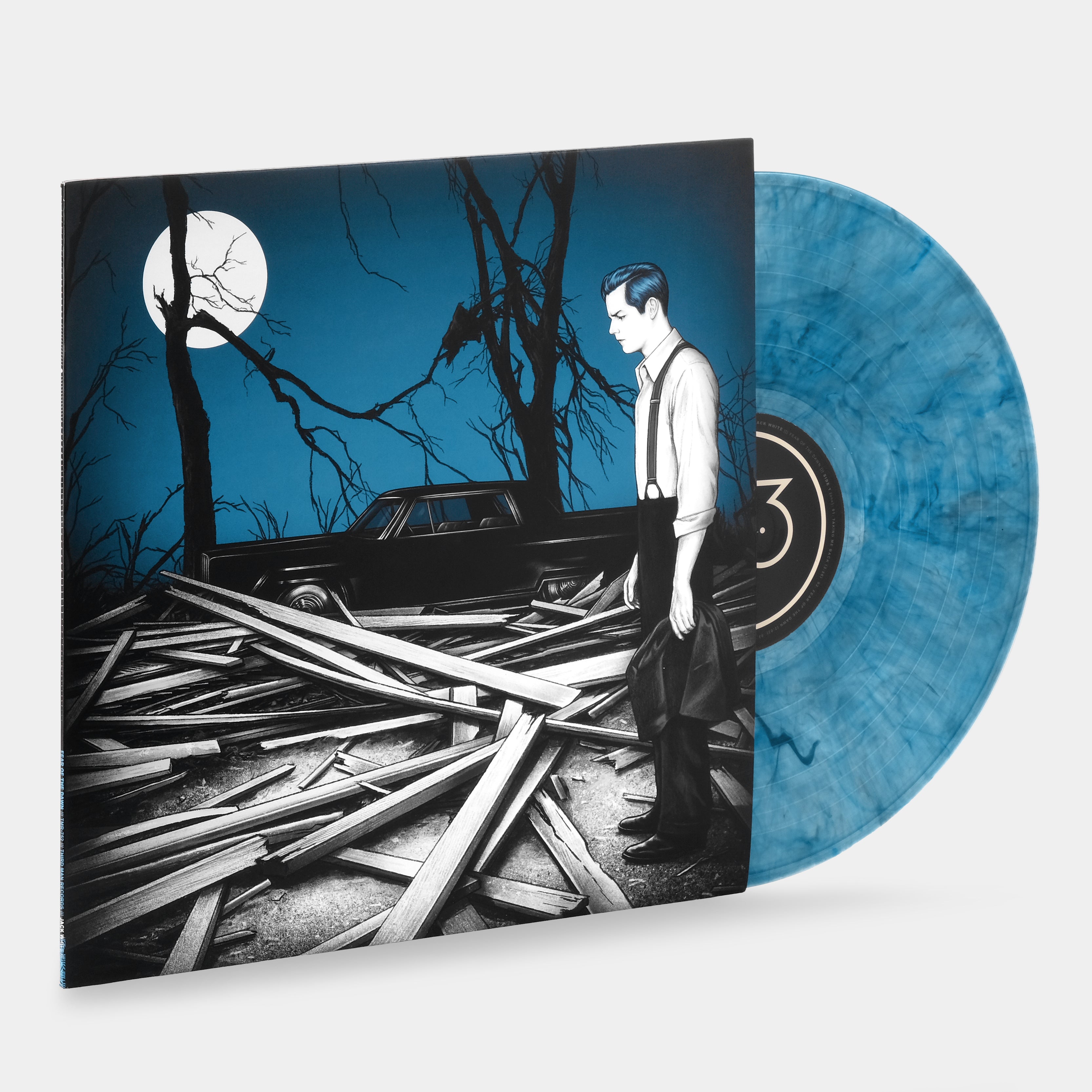 Jack White - Fear Of The Dawn LP Astronomical Blue Vinyl Record