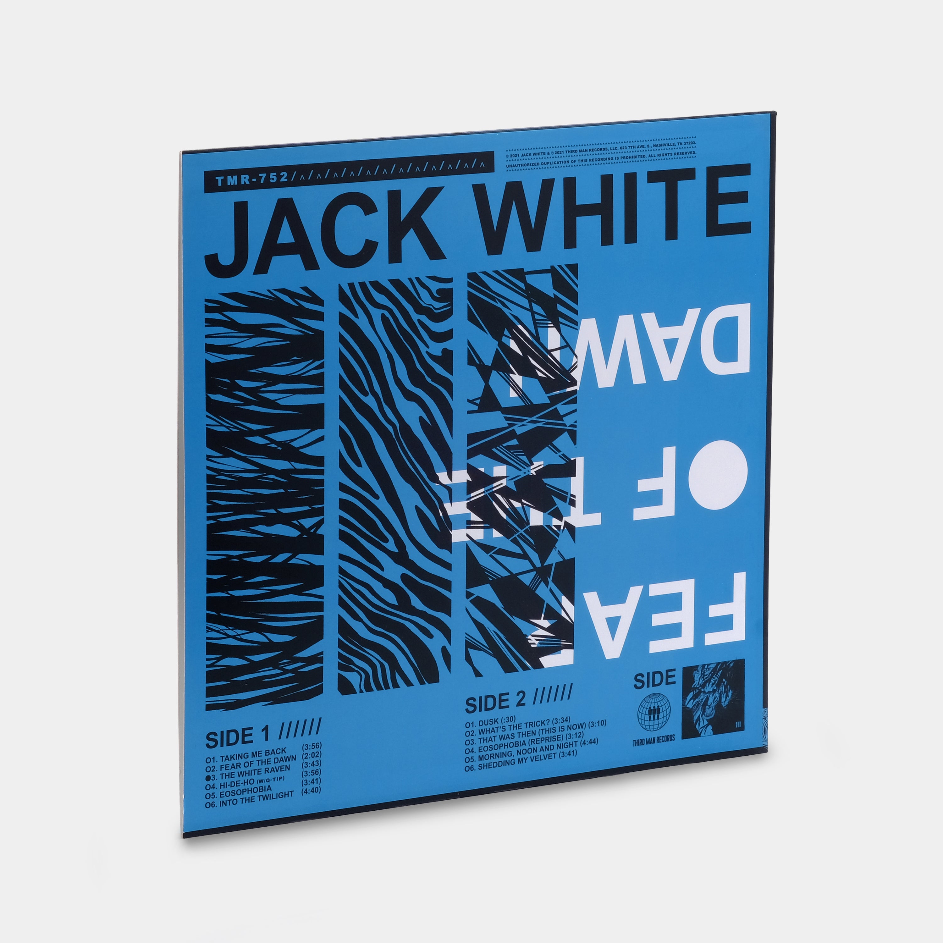 Jack White - Fear Of The Dawn LP Astronomical Blue Vinyl Record