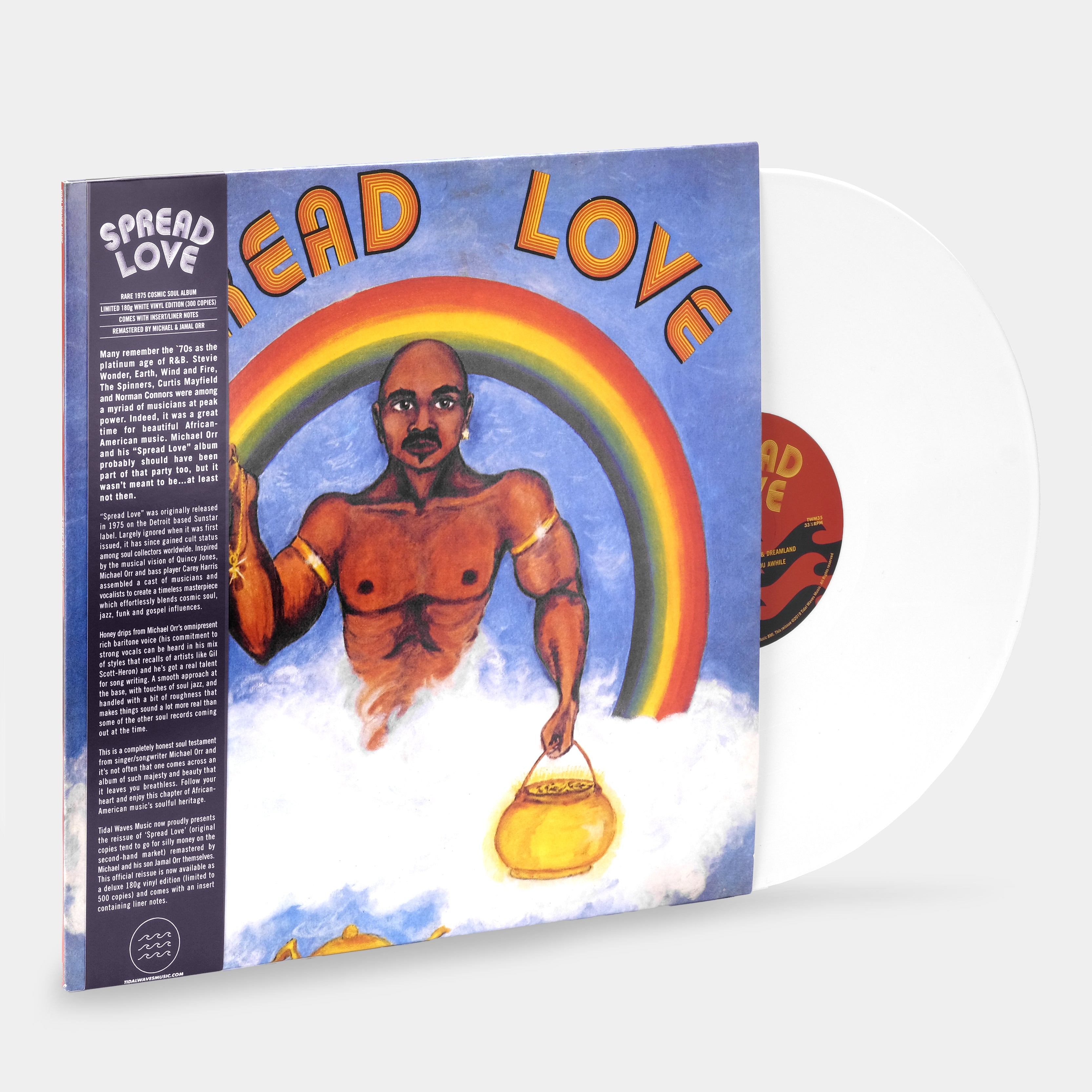 Carey Harris And Michael Orr - Spread Love LP White Vinyl Record