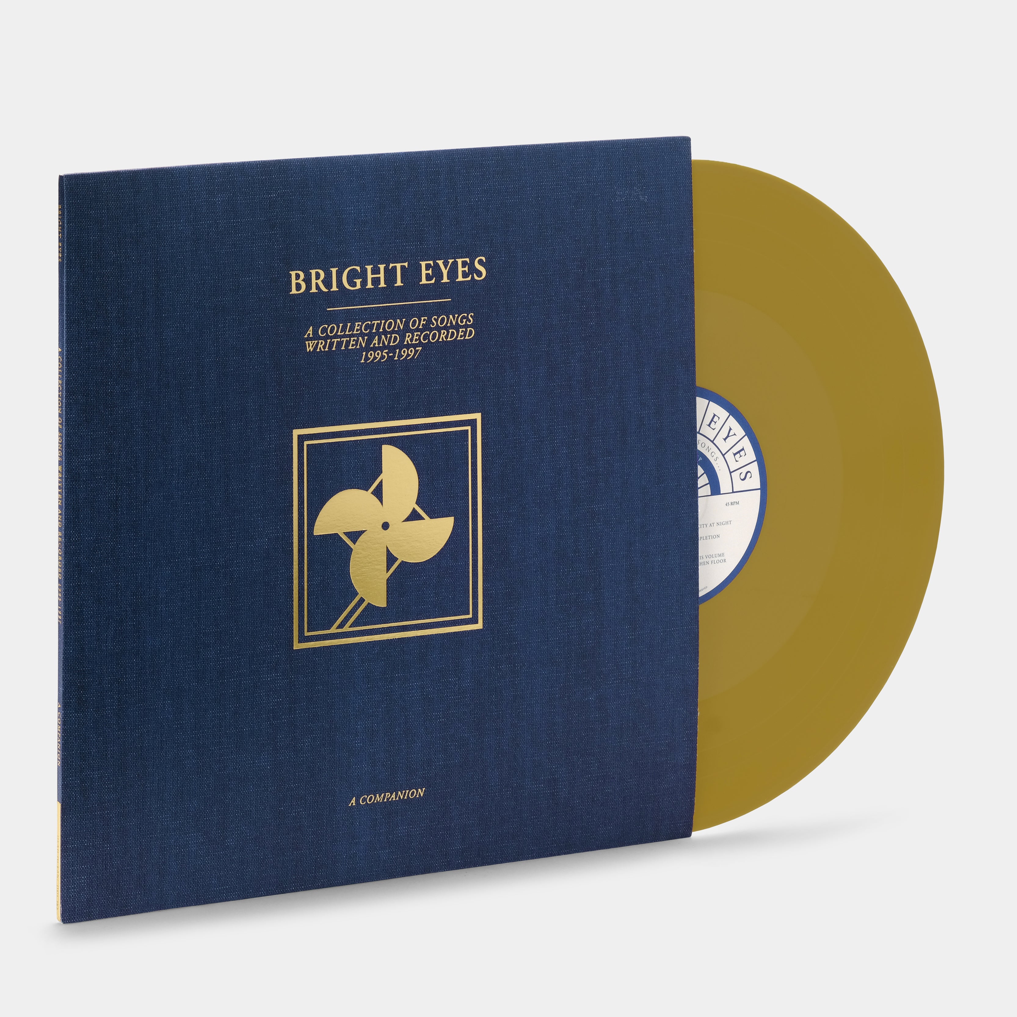 Bright Eyes - A Collection of Songs Written and Recorded 1995 - 1997 (A Companion) EP Opaque Gold Vinyl Record