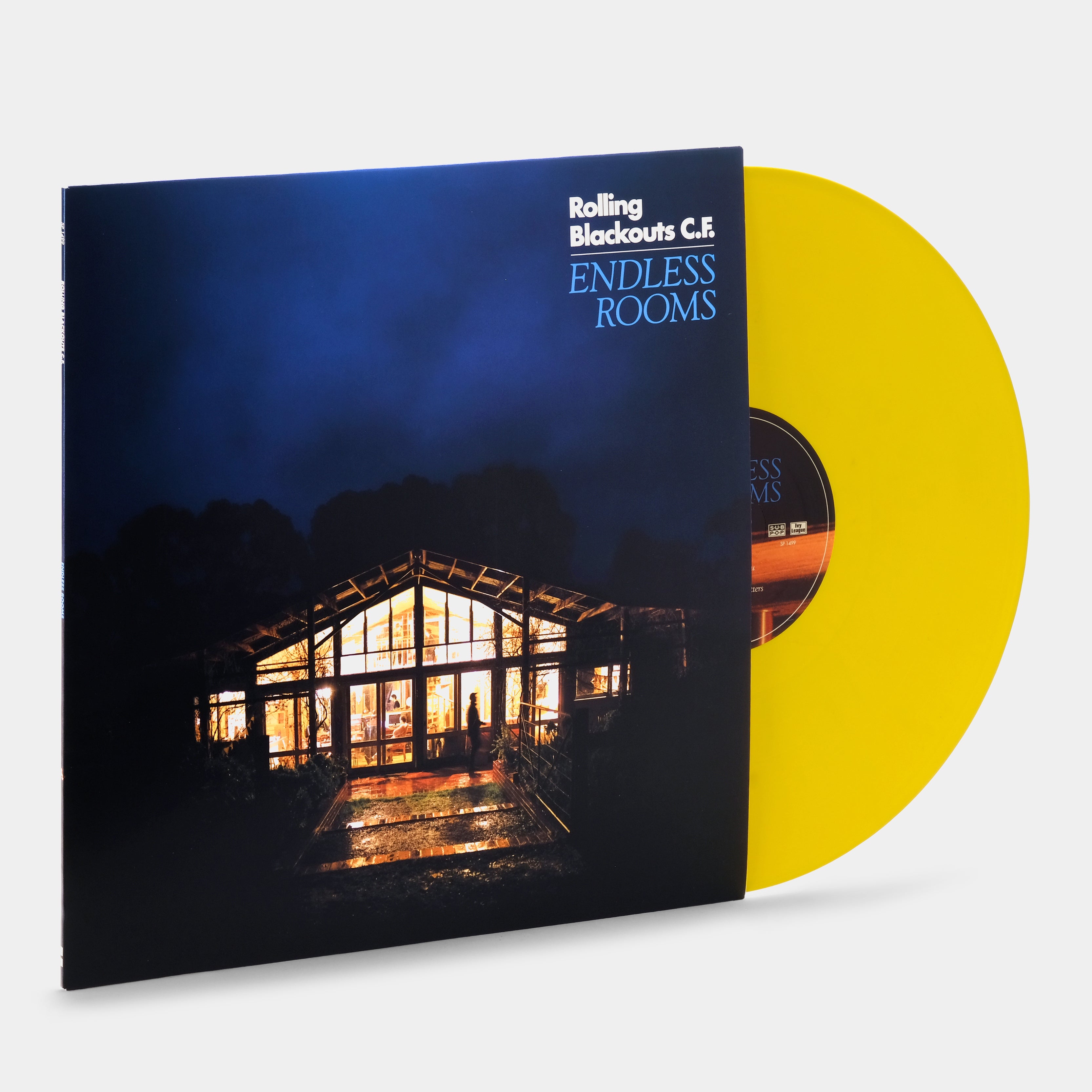 Rolling Blackouts Coastal Fever - Endless Rooms LP Yellow Vinyl Record