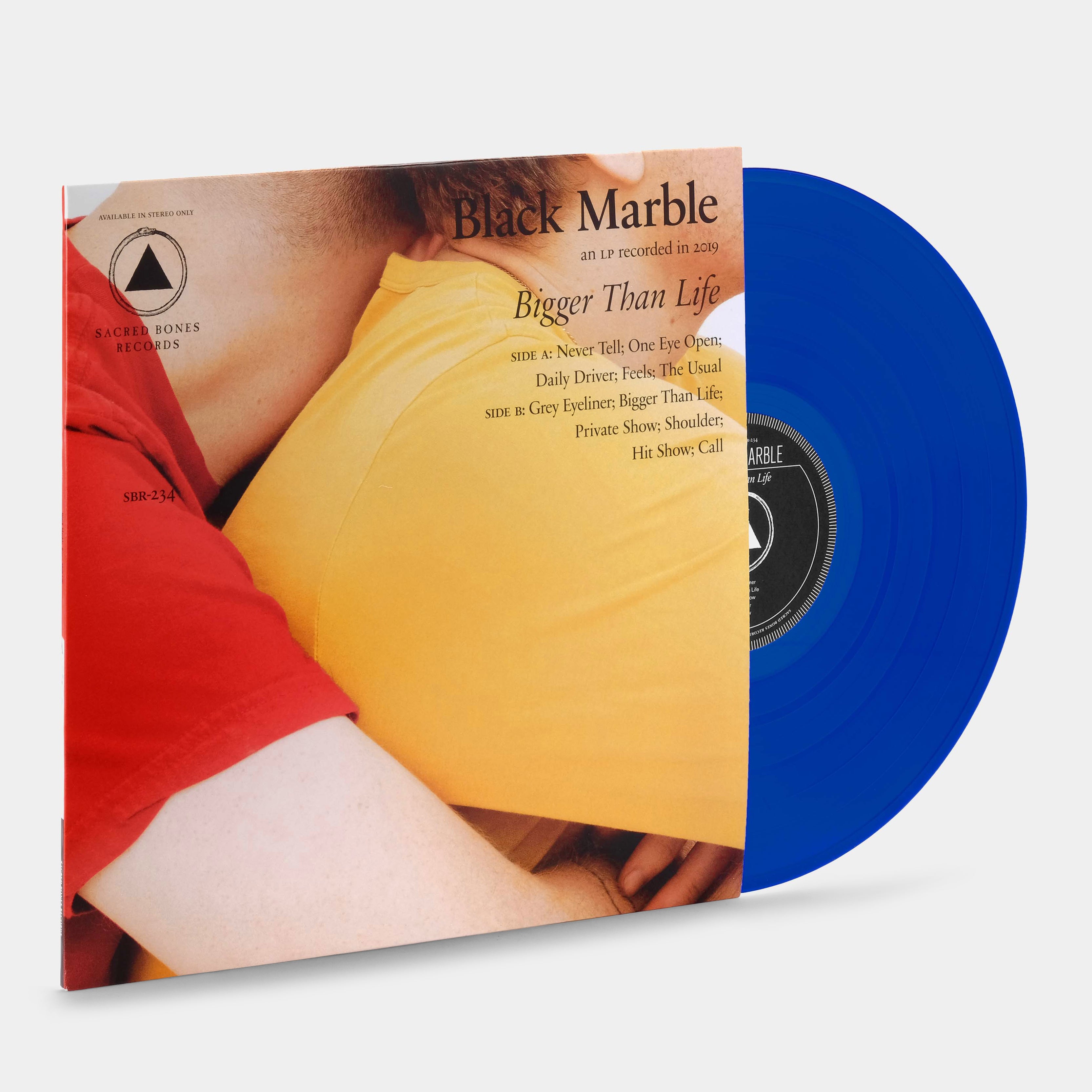 Black Marble - Bigger Than Life LP Royal Blue Vinyl Record