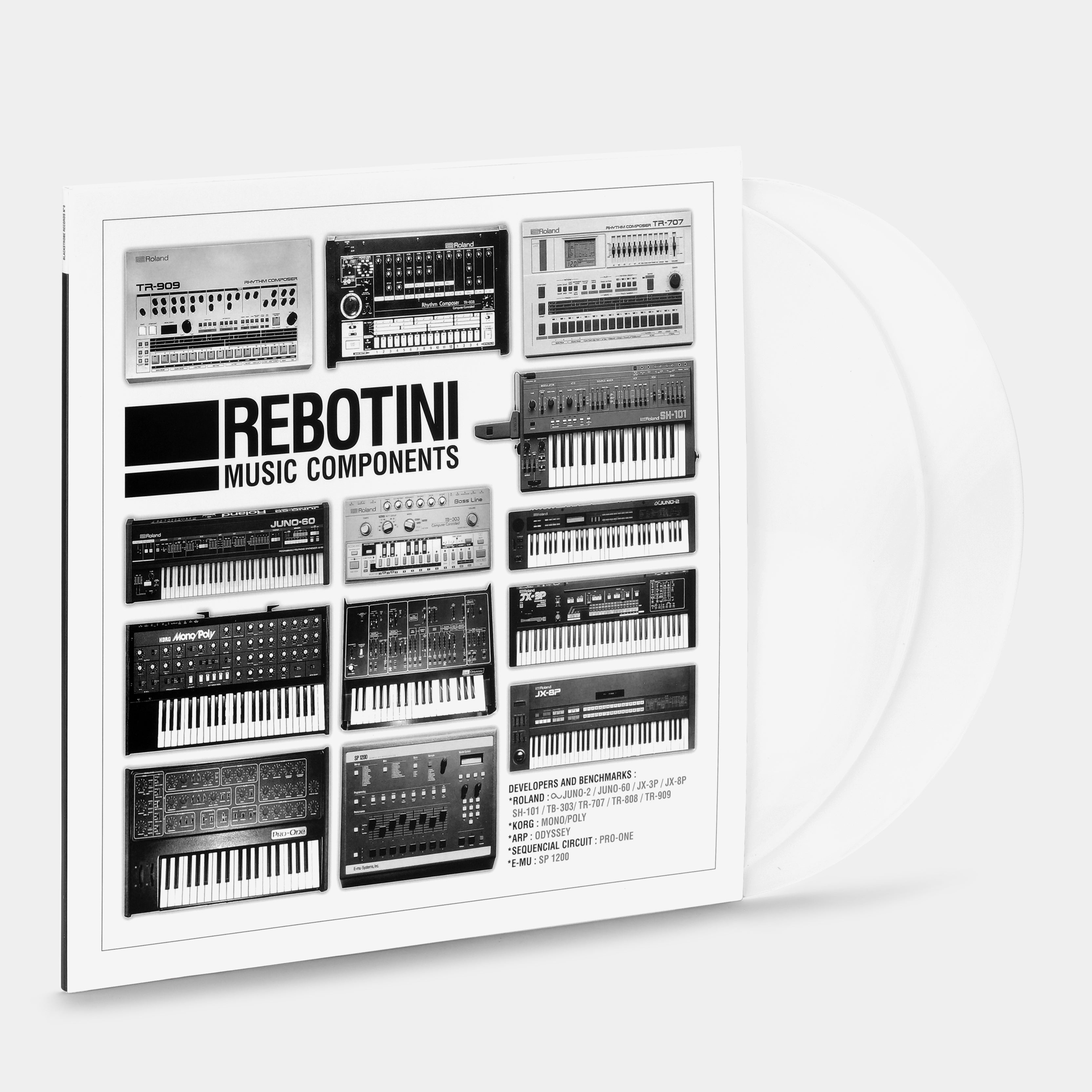 Arnaud Rebotini - Music Components 2xLP White Vinyl Record