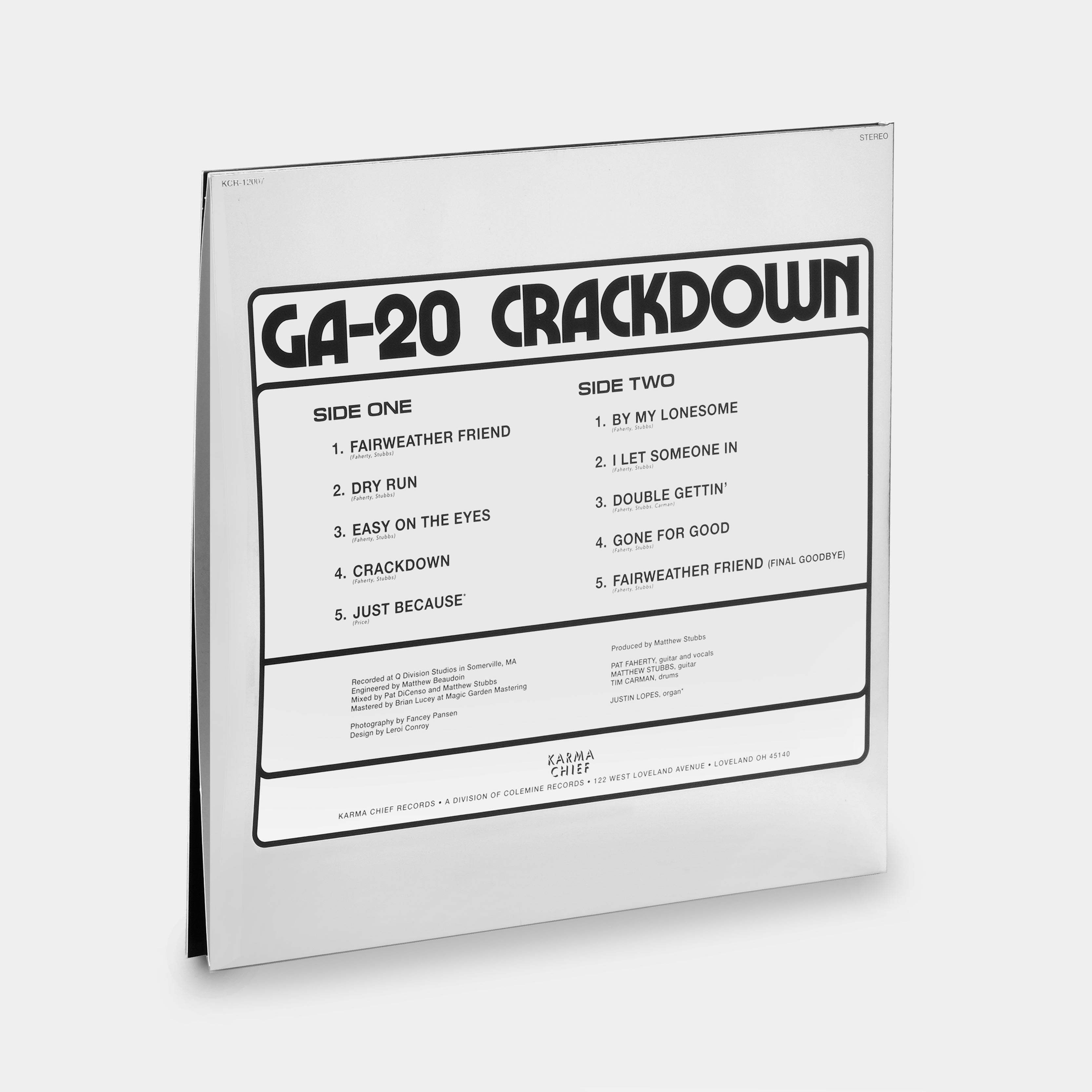 GA-20 - Crackdown (Indie Exclusive) LP Purple Vinyl Record