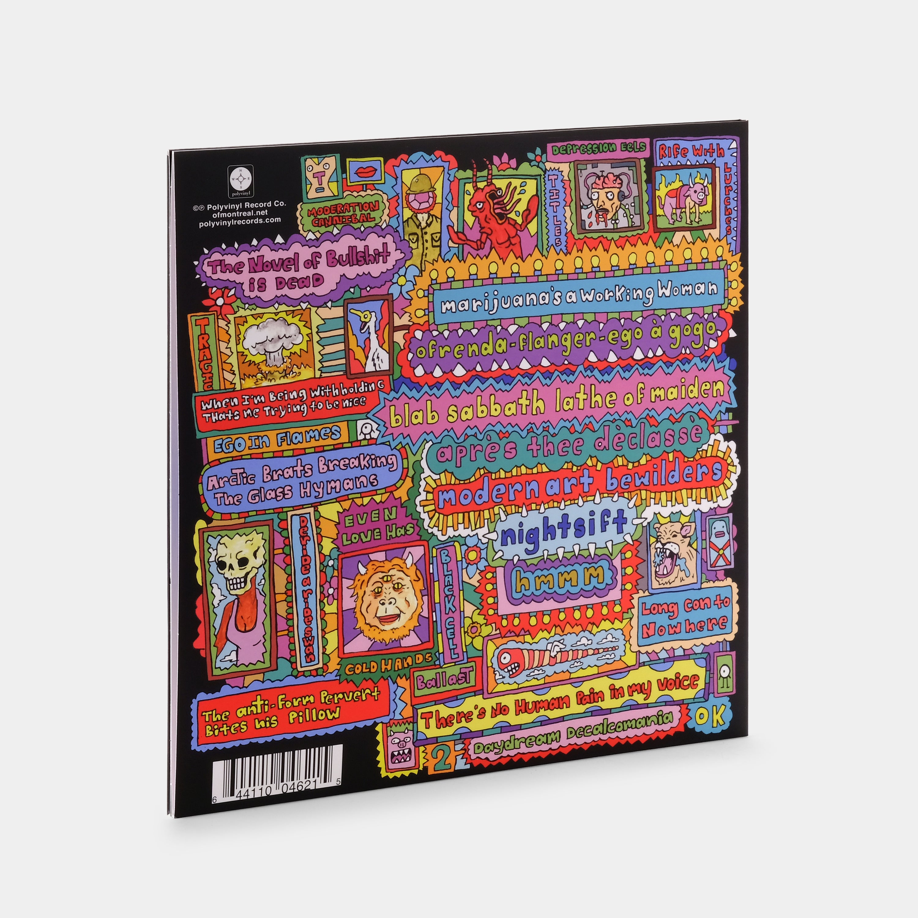 Of Montreal - Freewave  Lucifer f<ck f^ck f>ck LP Cyan Vinyl Record