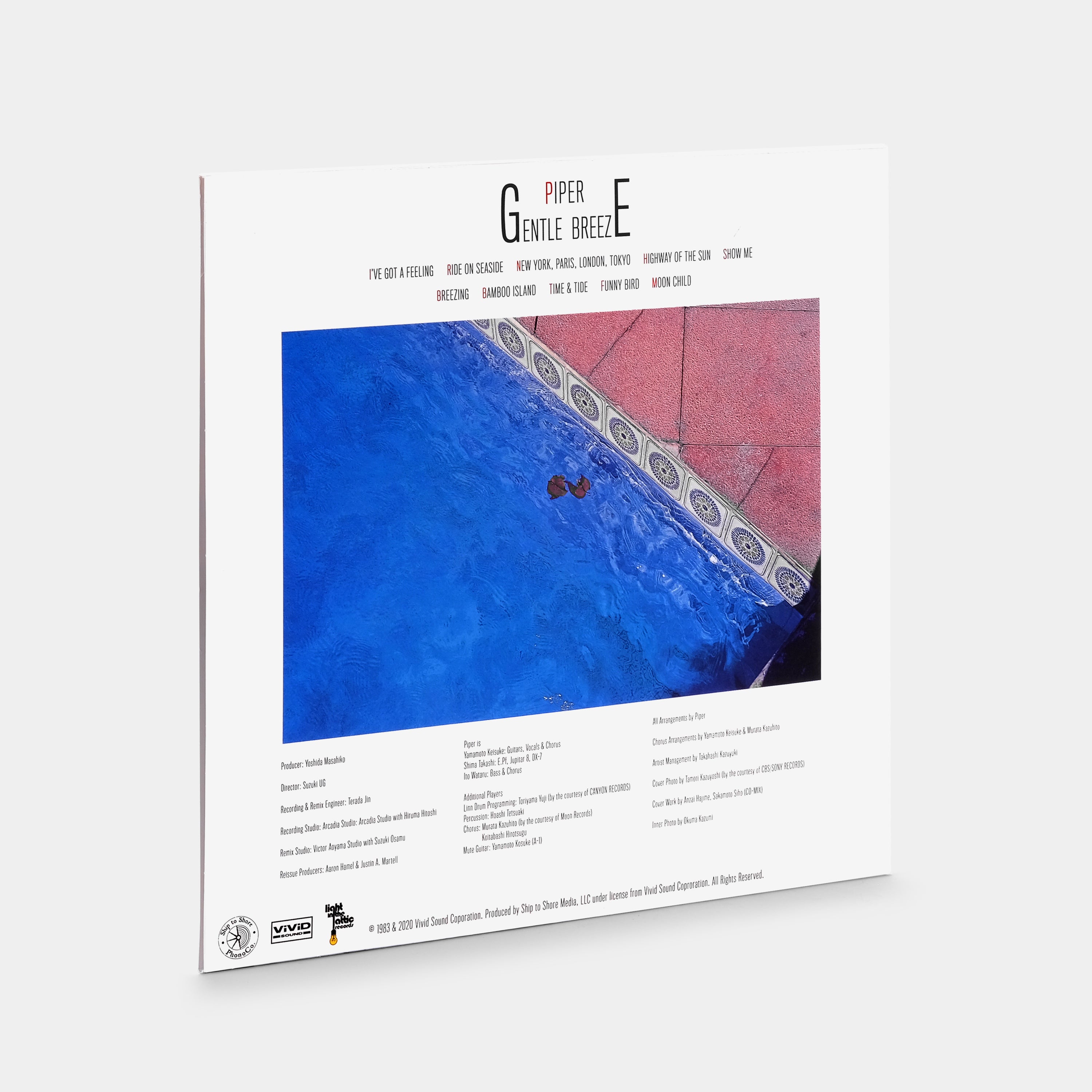 Piper  - Gentle Breeze LP Red Splatter Vinyl Record