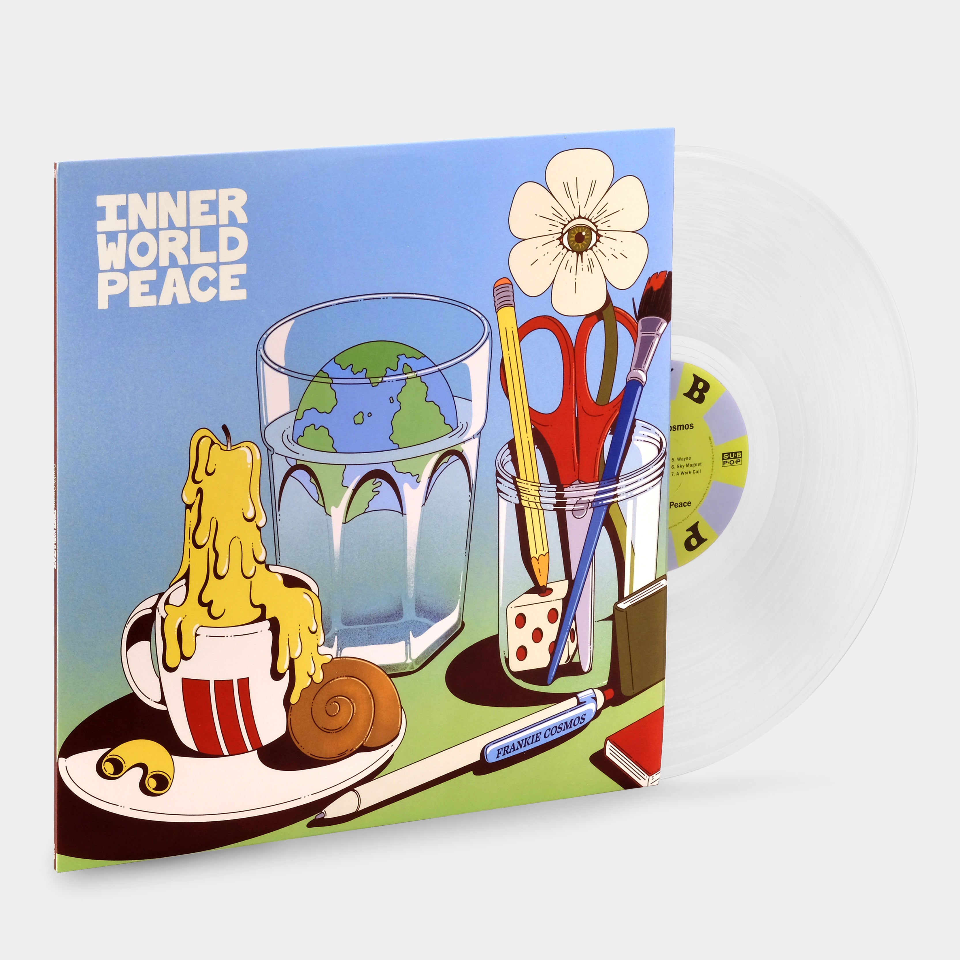 Frankie Cosmos - Inner World Peace LP Clear Vinyl Record