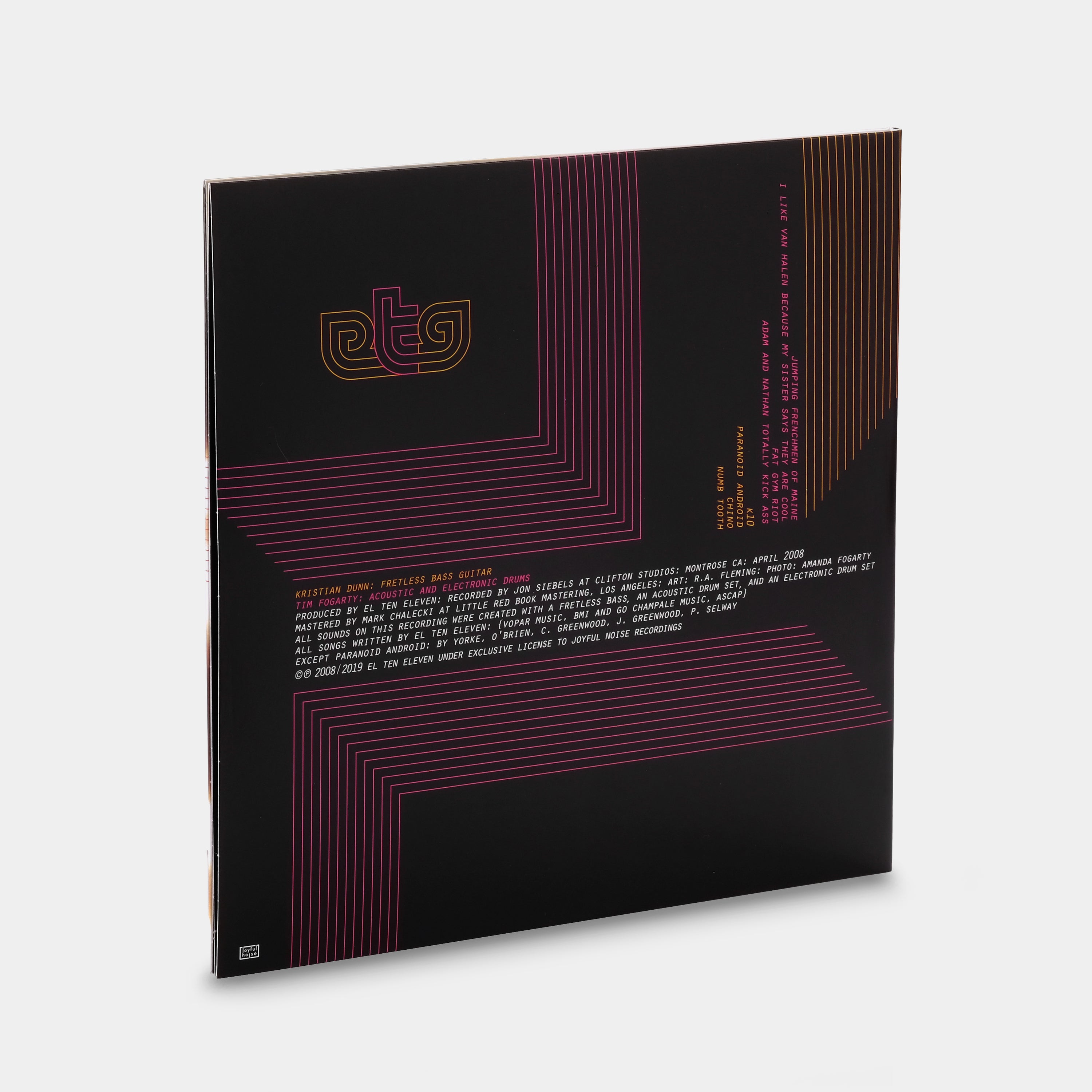 El Ten Eleven - These Promises Are Being Videotaped LP Amber Vinyl Record