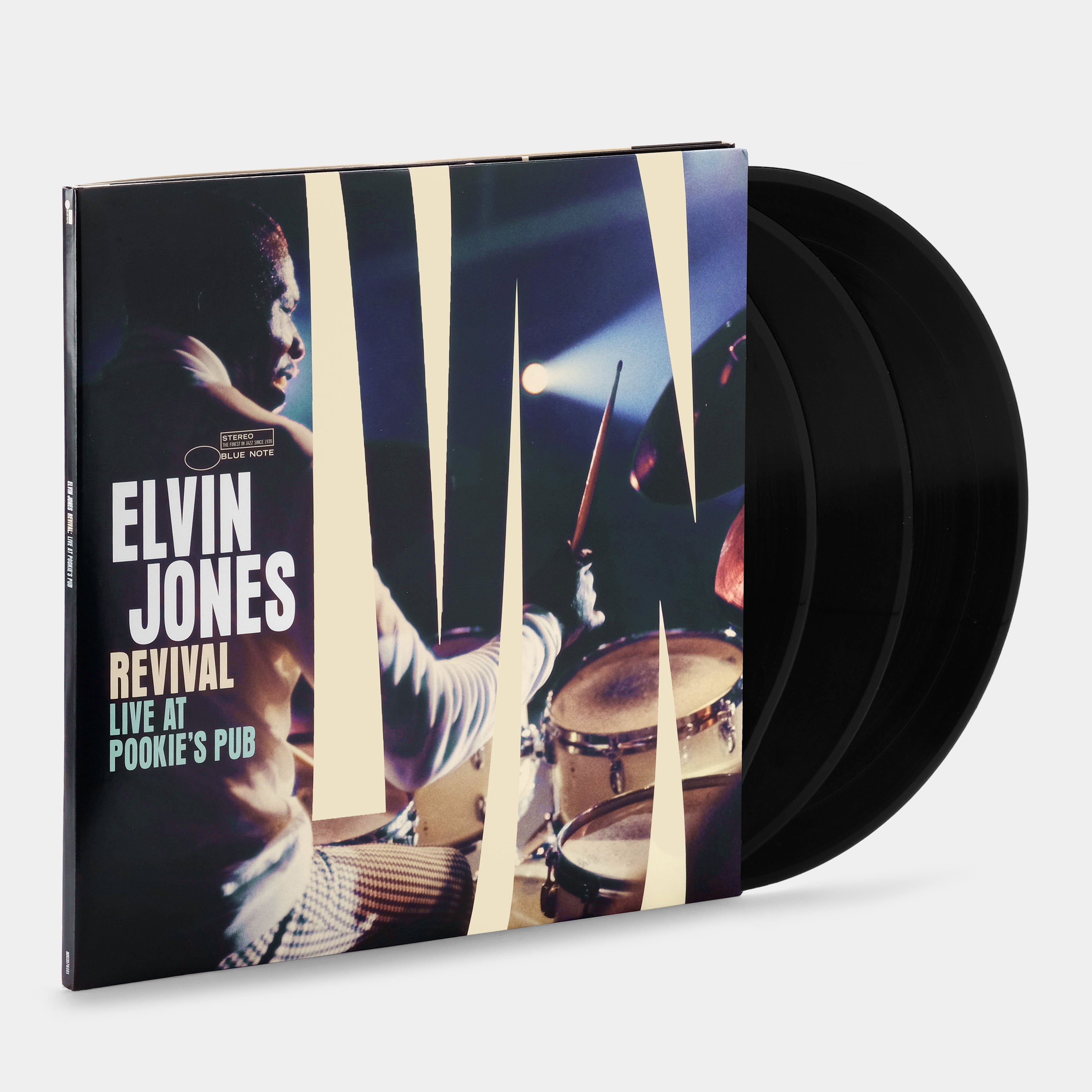 Elvin Jones - Revival Live At Pookie's Pub 3xLP Vinyl Record