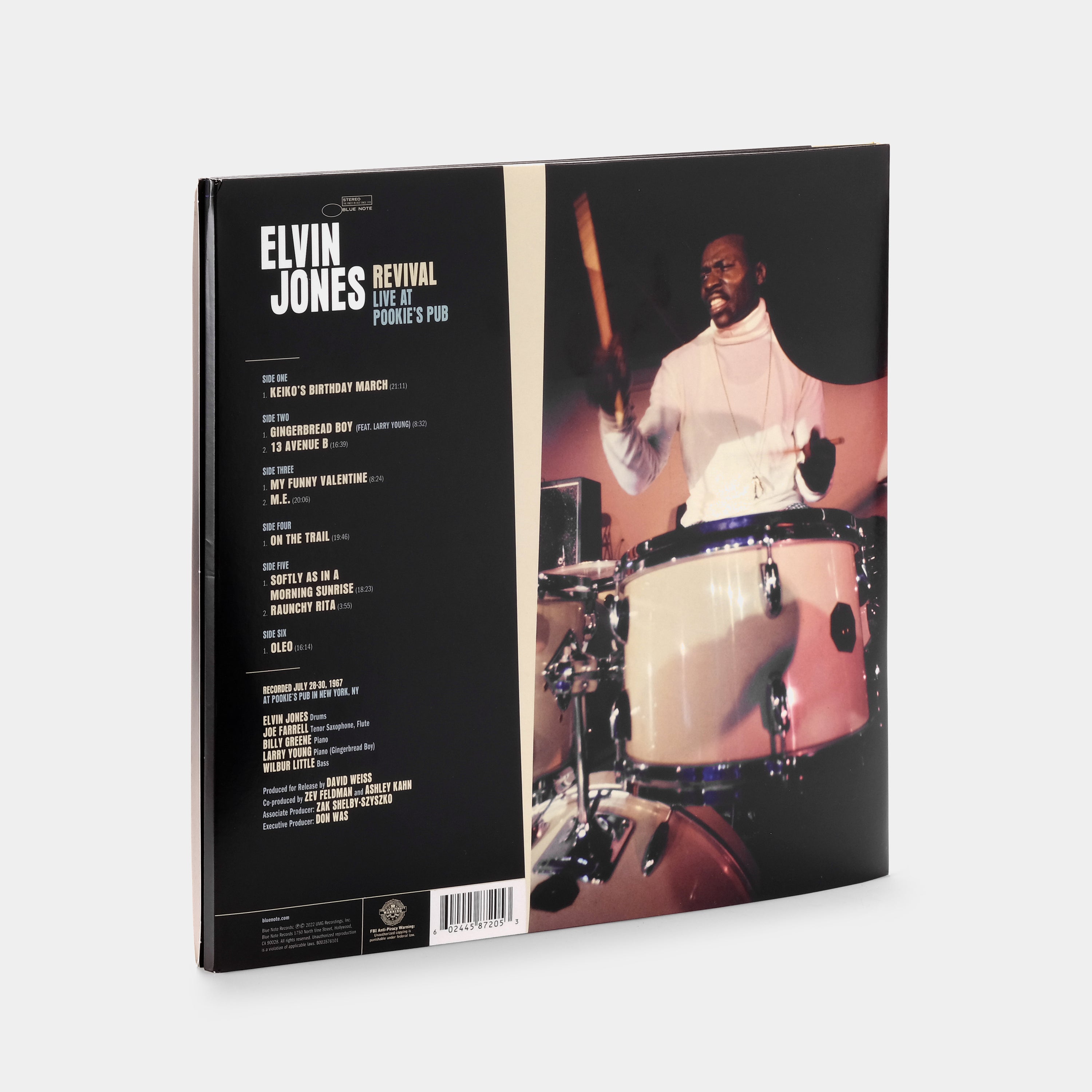 Elvin Jones - Revival Live At Pookie's Pub 3xLP Vinyl Record